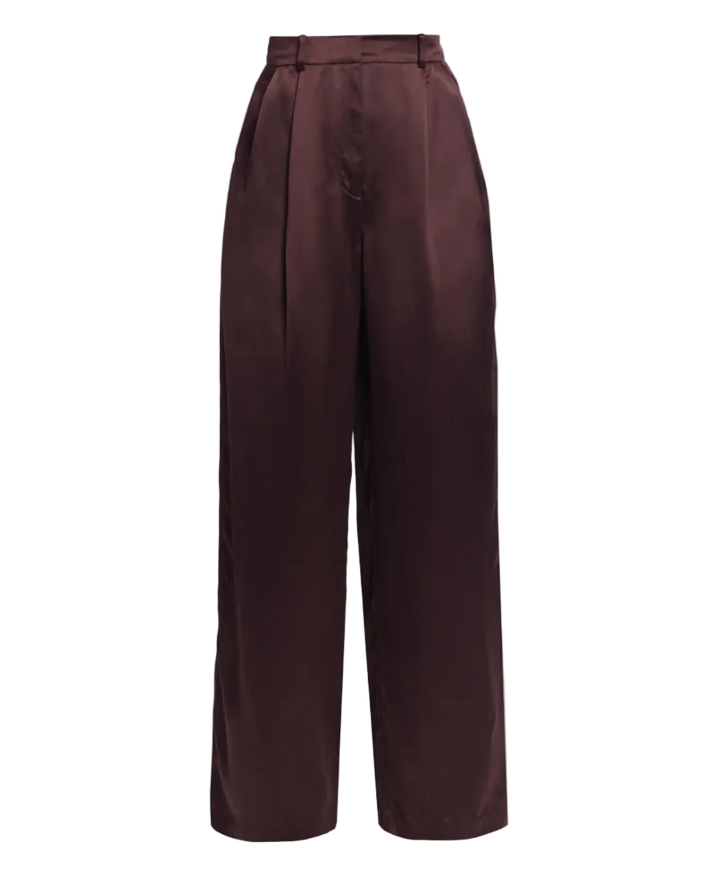 Vione Silk-Blend Straight-Leg Trousers