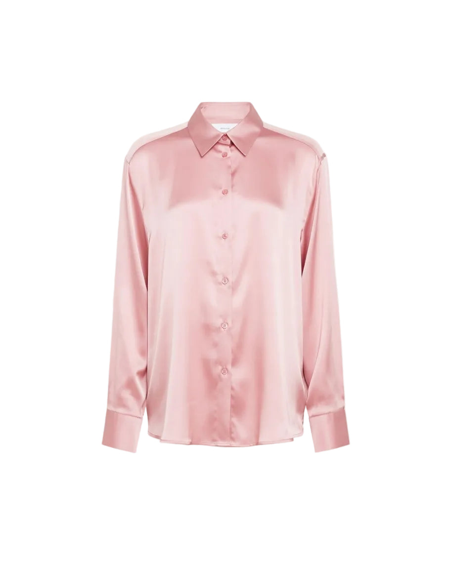 Long-Sleeve Silk Shirt