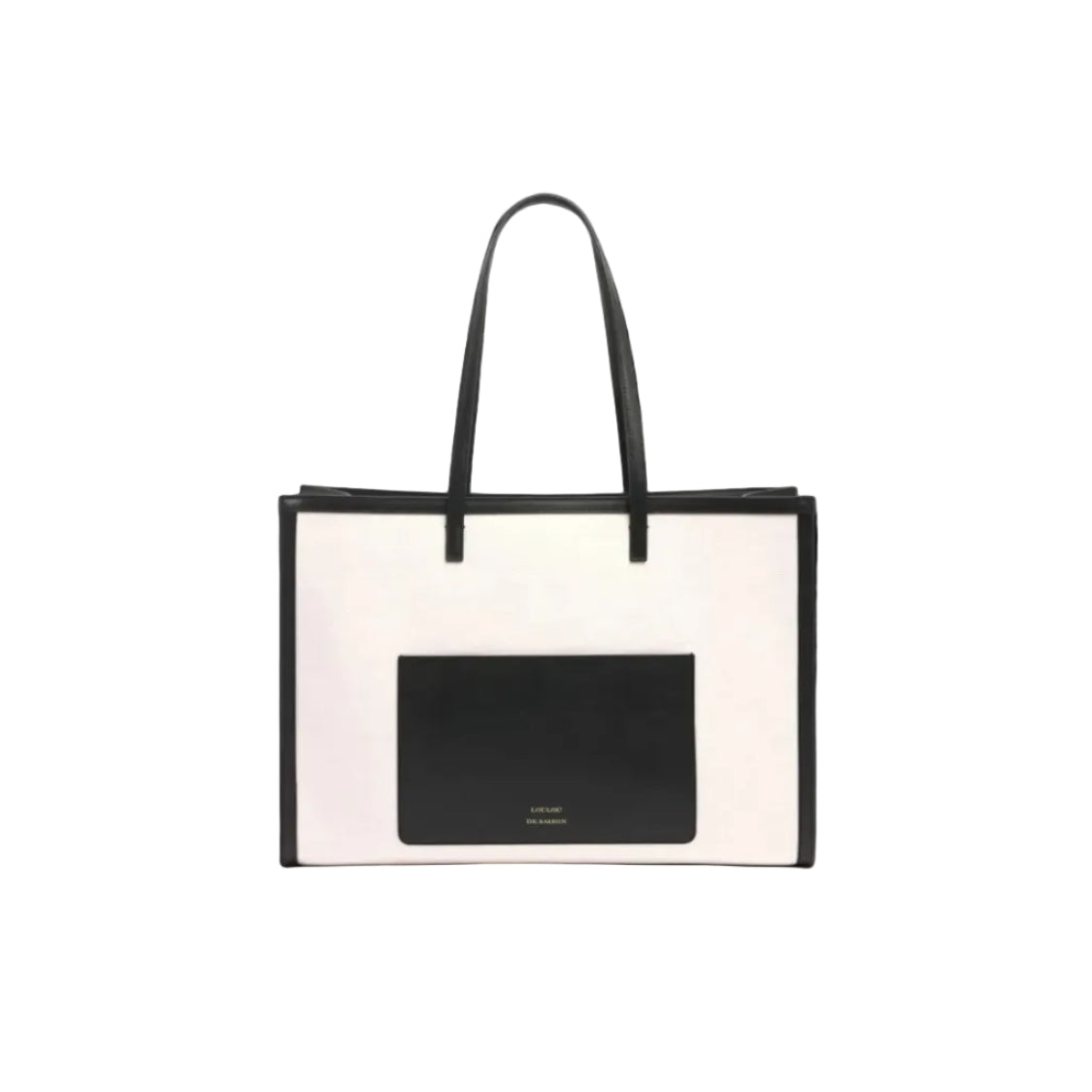 White/Black Monti Large Beach Tote