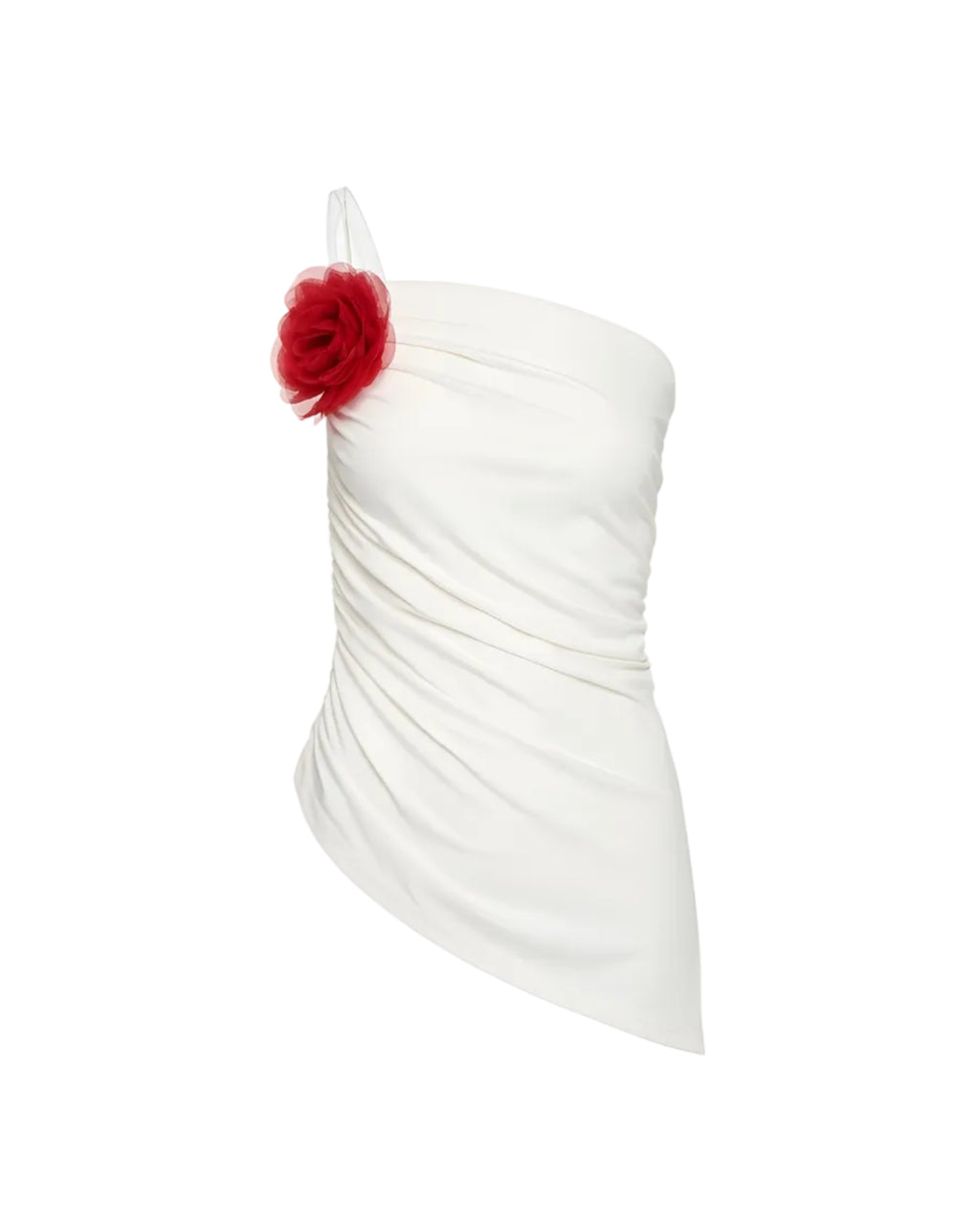 Draped One-Shoulder Top