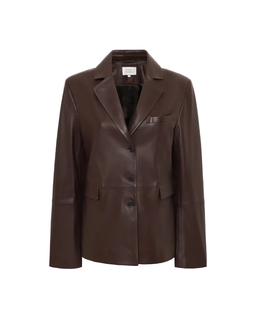 Aldo Leather Blazer
