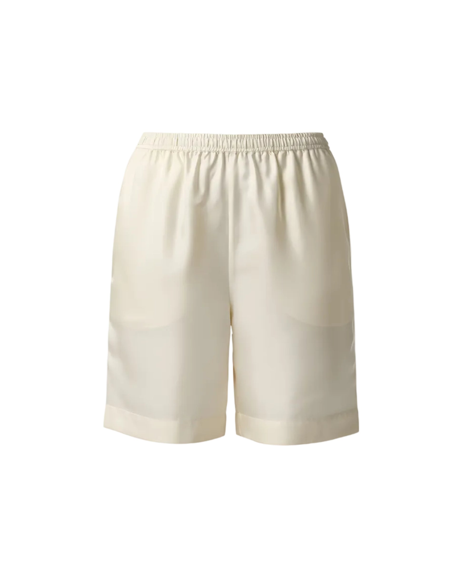 Zinia Silk-Twill Shorts