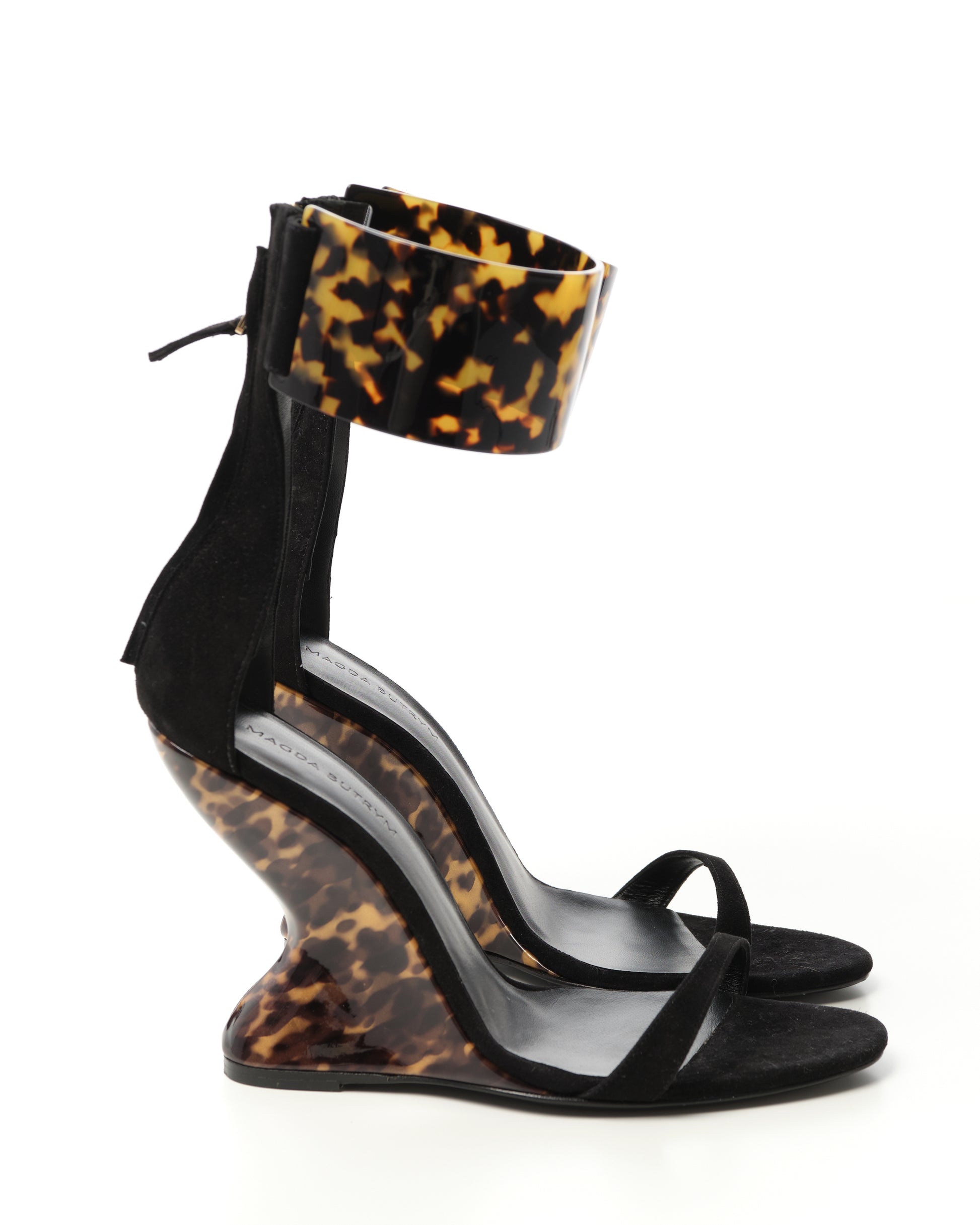 Tortoiseshell Wedge Sandals