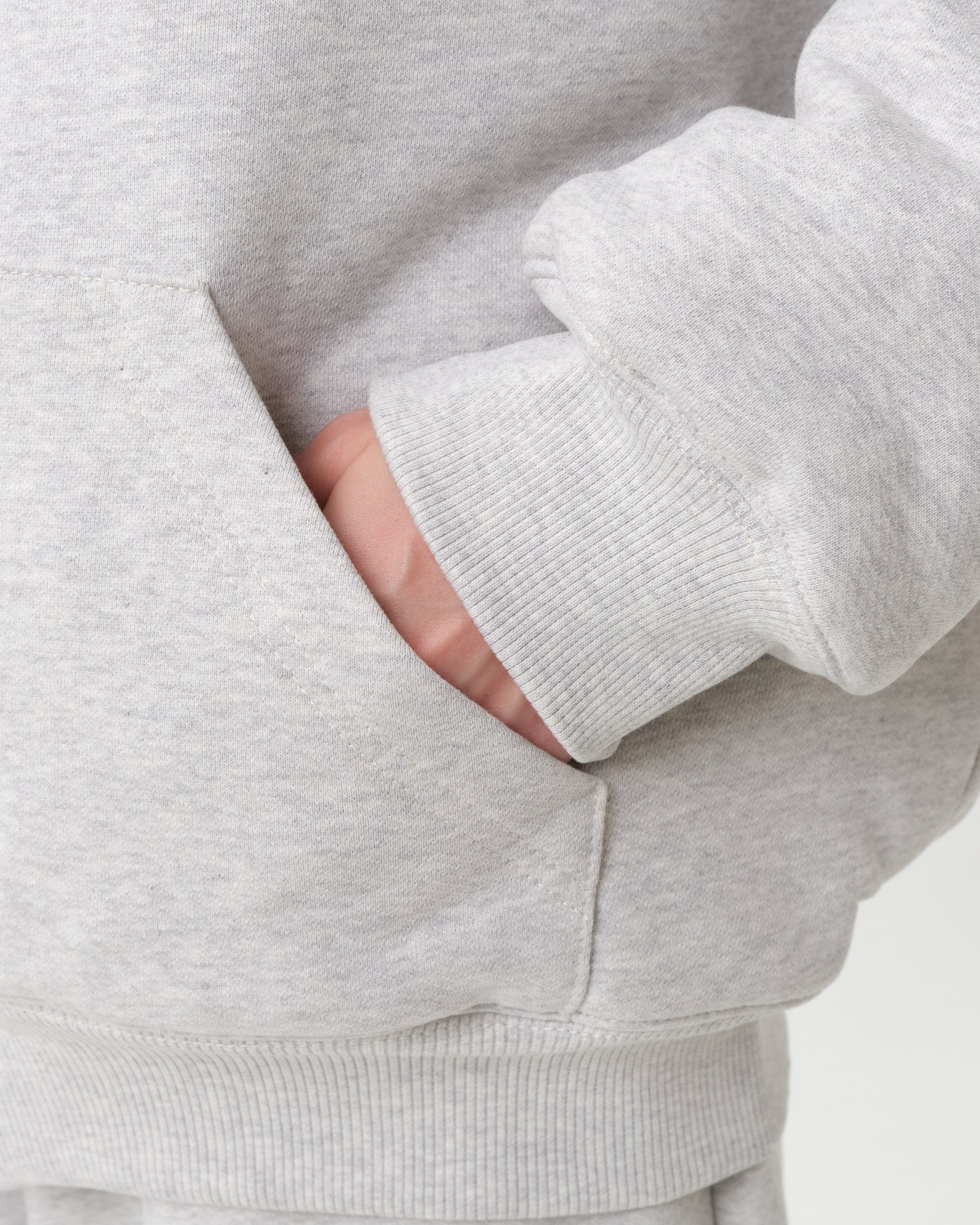 Lace-Detail Zip-Up Hoodie