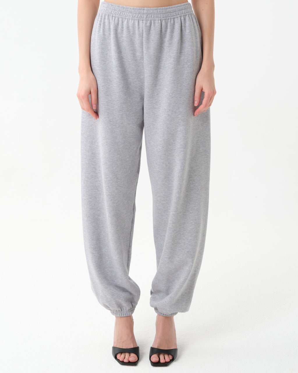 Elastic Sweatpants in Cotton