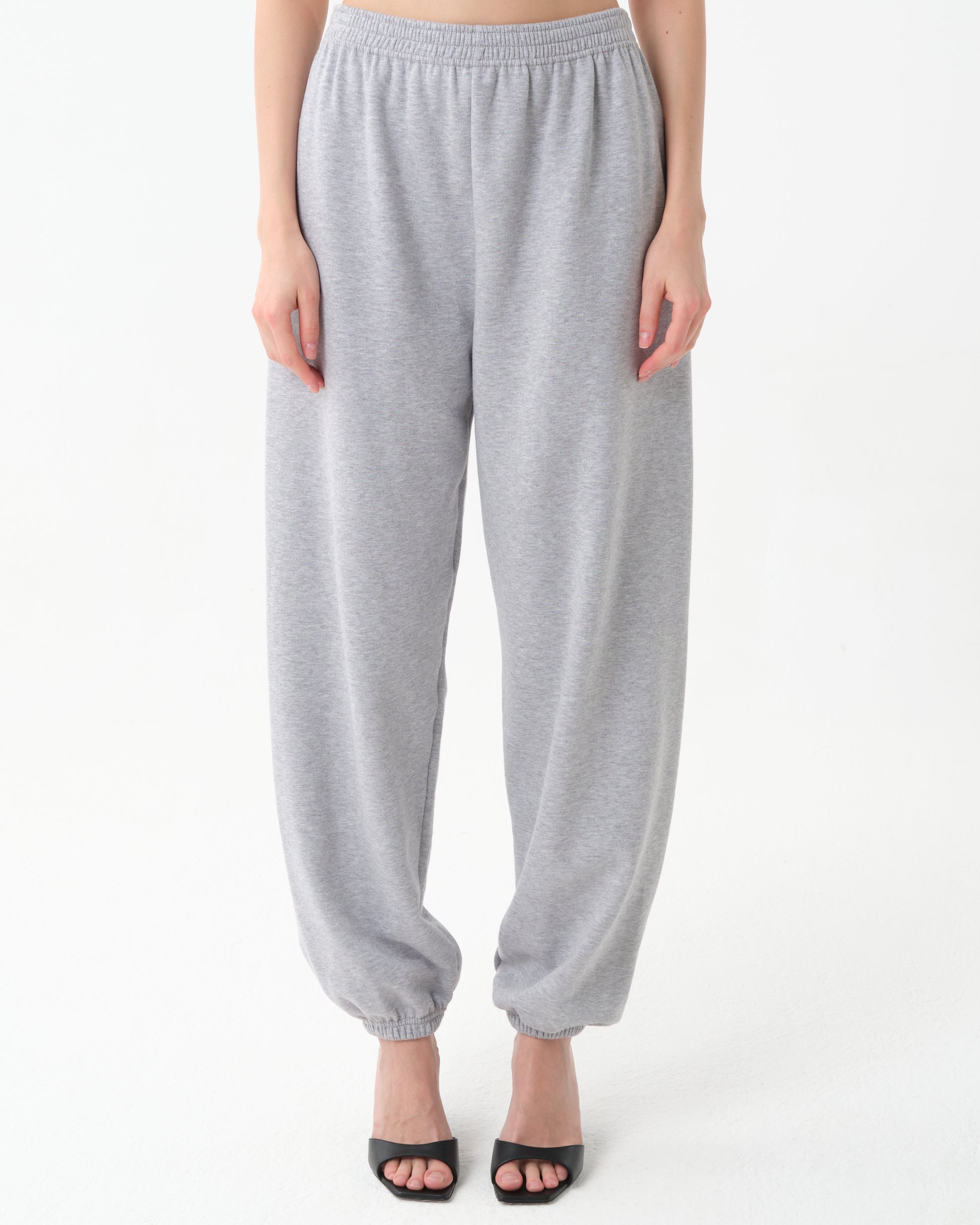 Elastic Sweatpants in Cotton