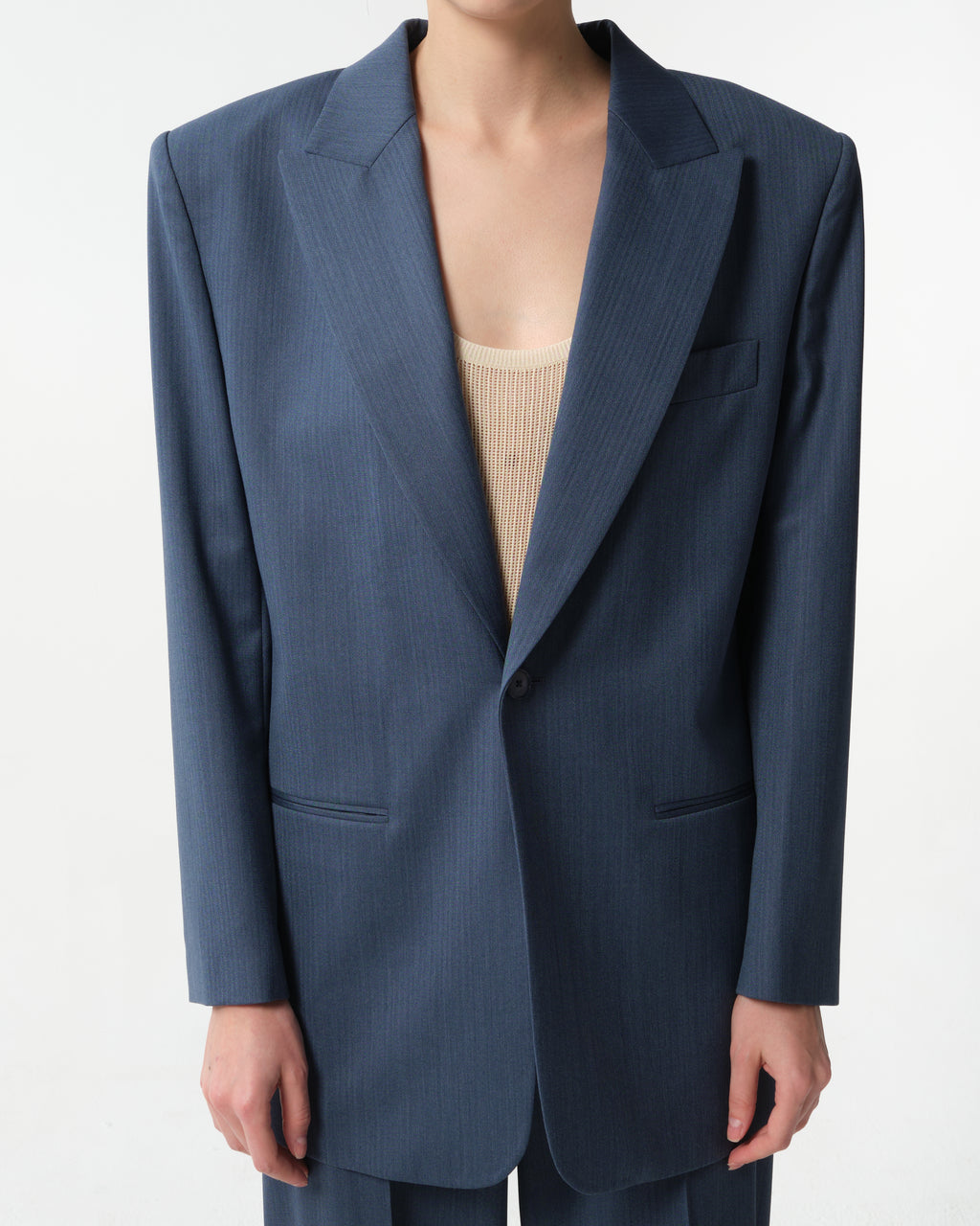 If I Was A Boy Jacket in Blue