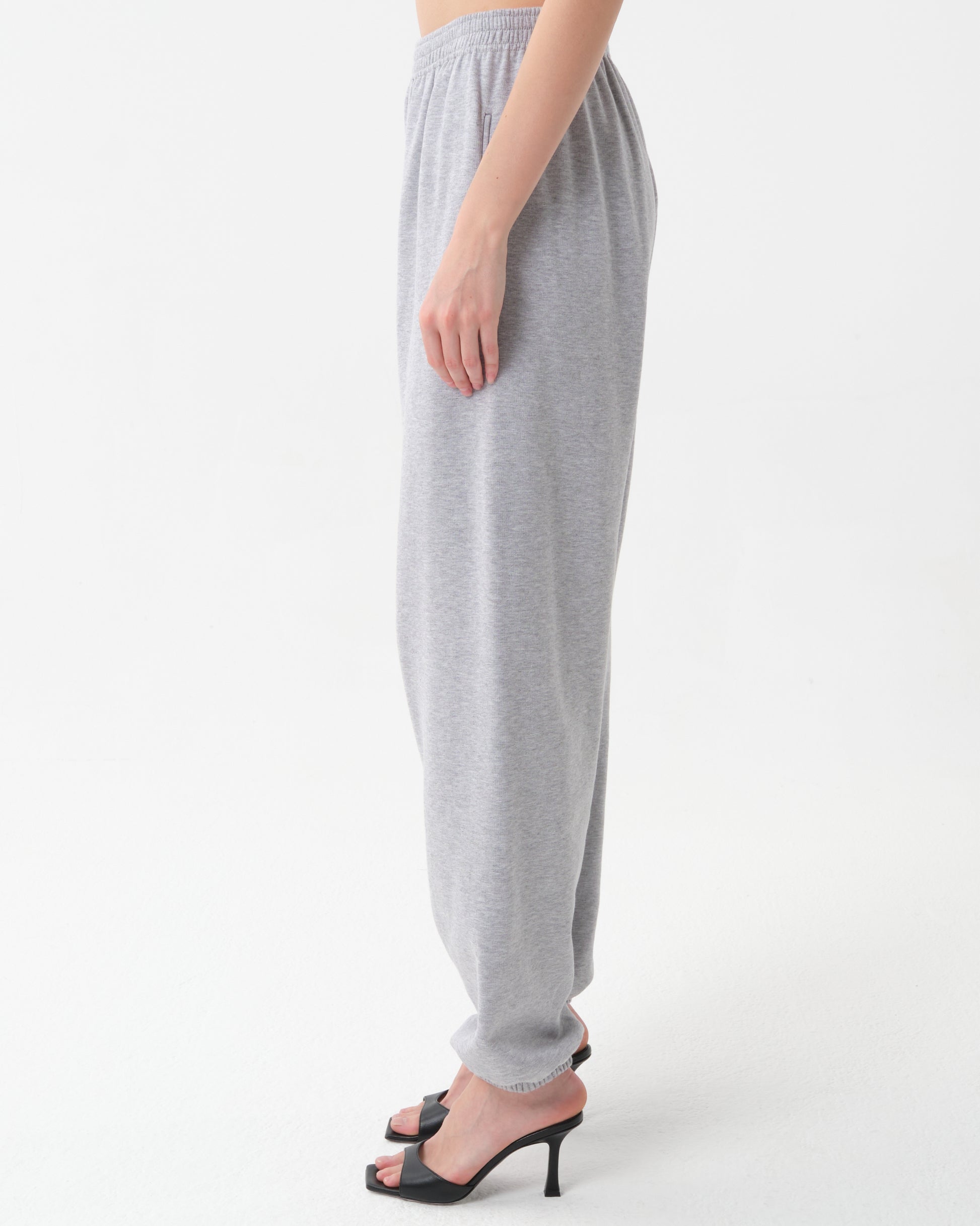 Elastic Sweatpants in Cotton