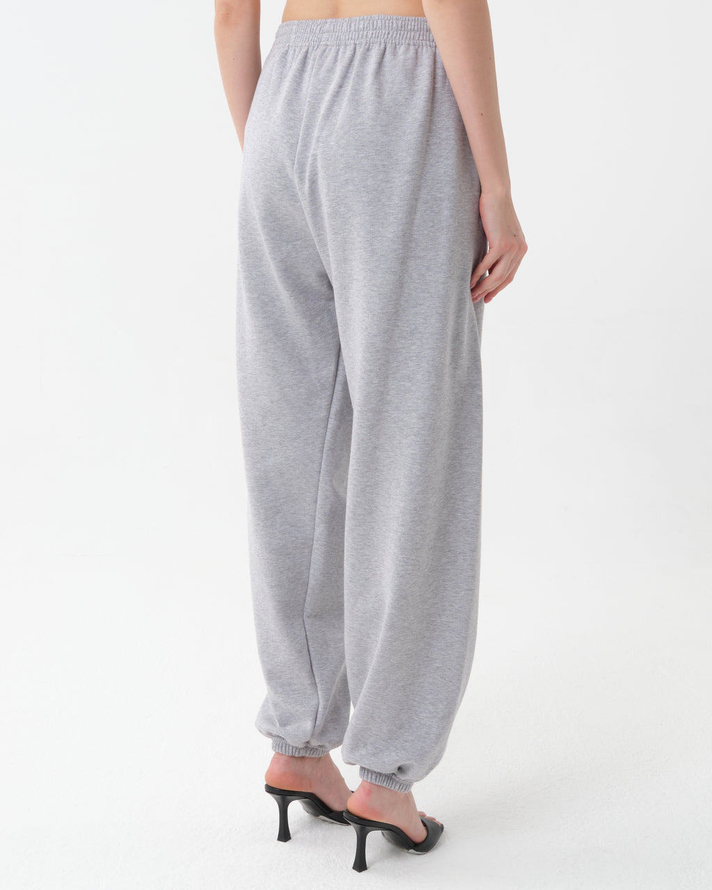 Elastic Sweatpants in Cotton
