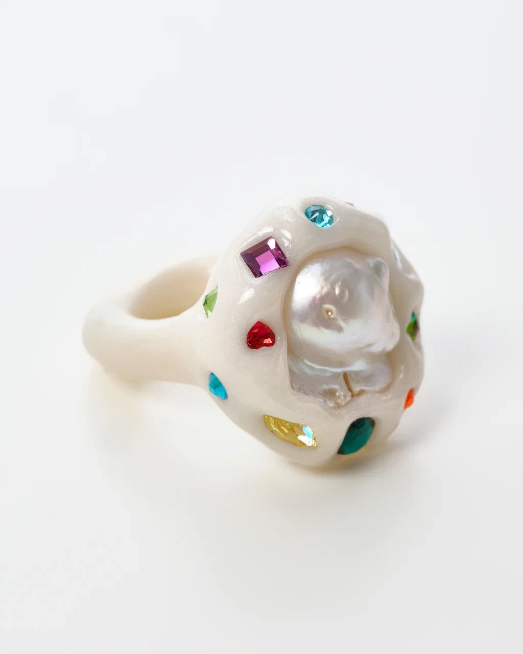 Pearl & Gemstone Ring