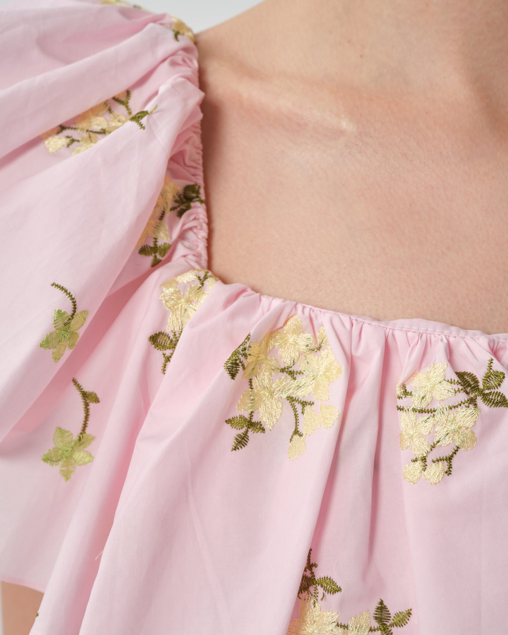 Asymmetric Floral Mini Dress