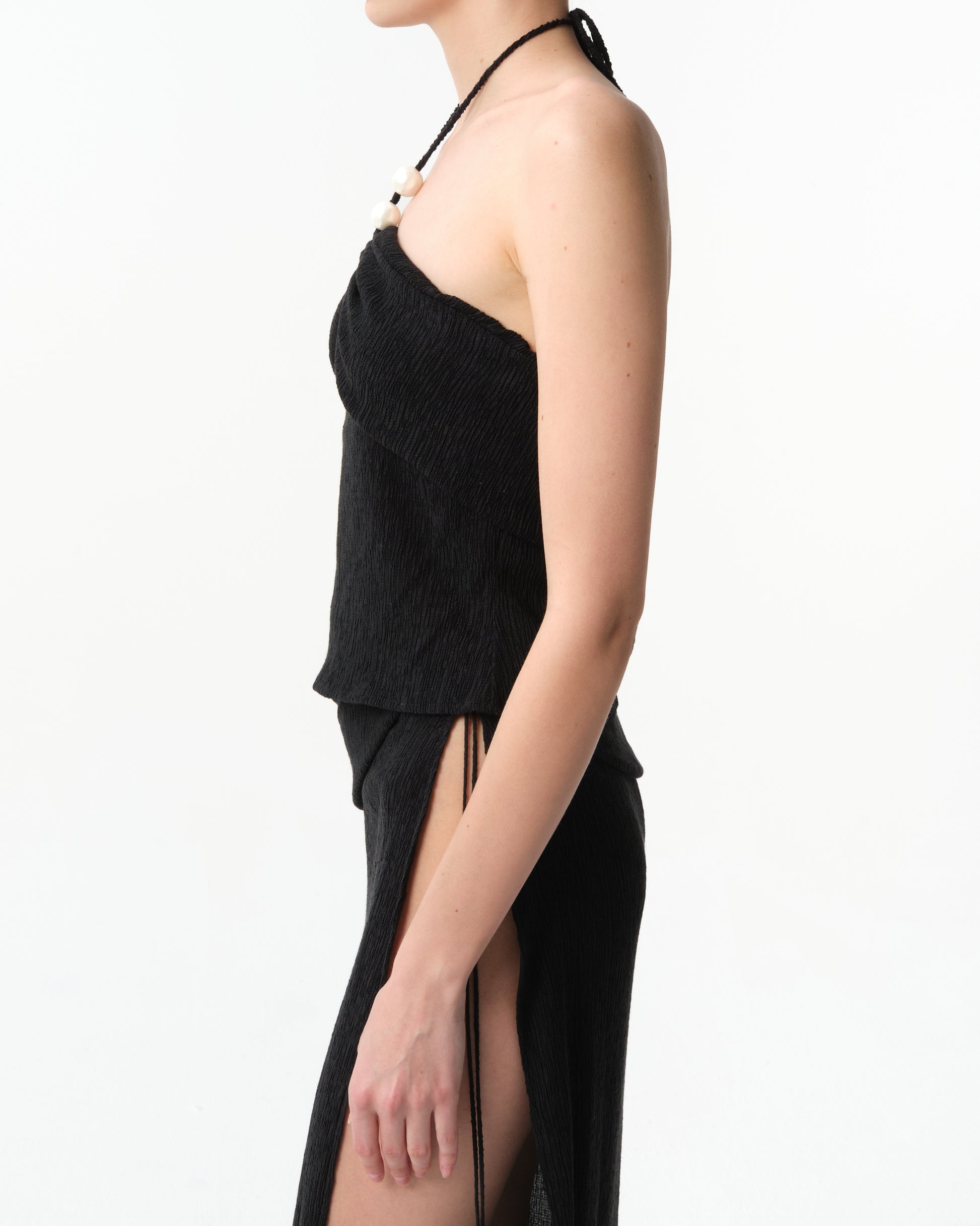 Halterneck Beaded Blouse