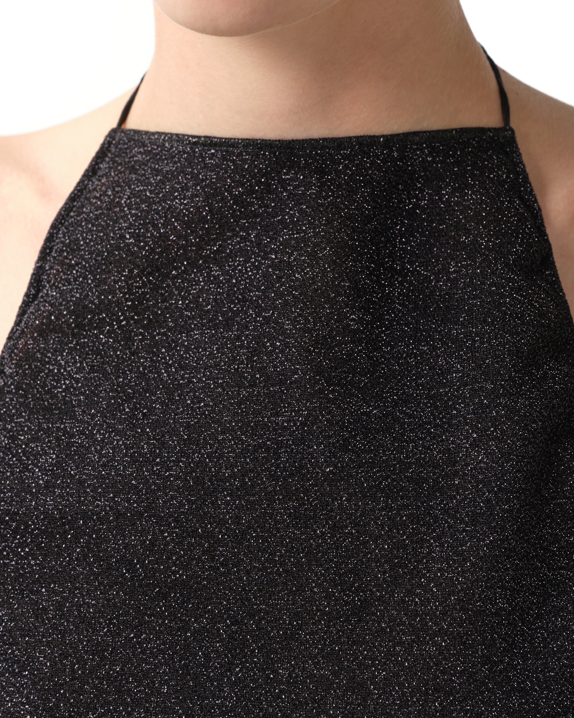 Ruched Halterneck Maxi Dress