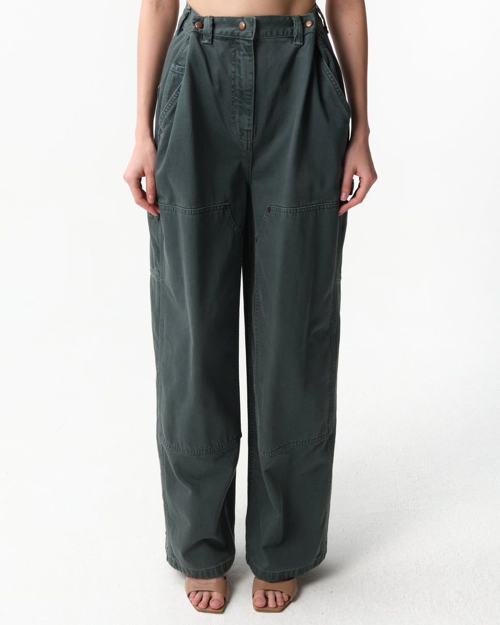 Mid-Rise Straight-Leg Jeans