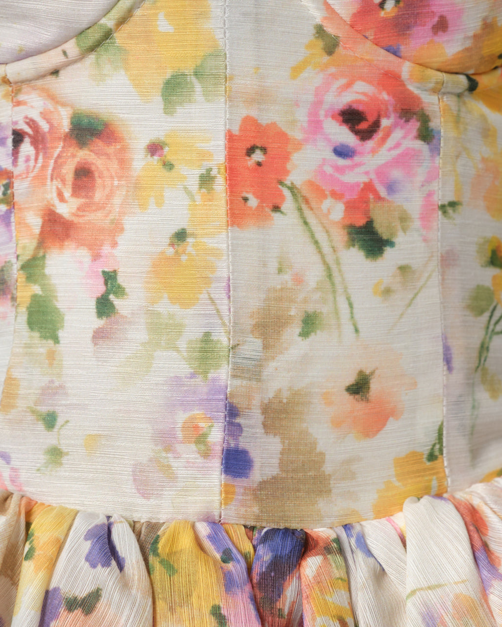 Floral Print Balloon Dress