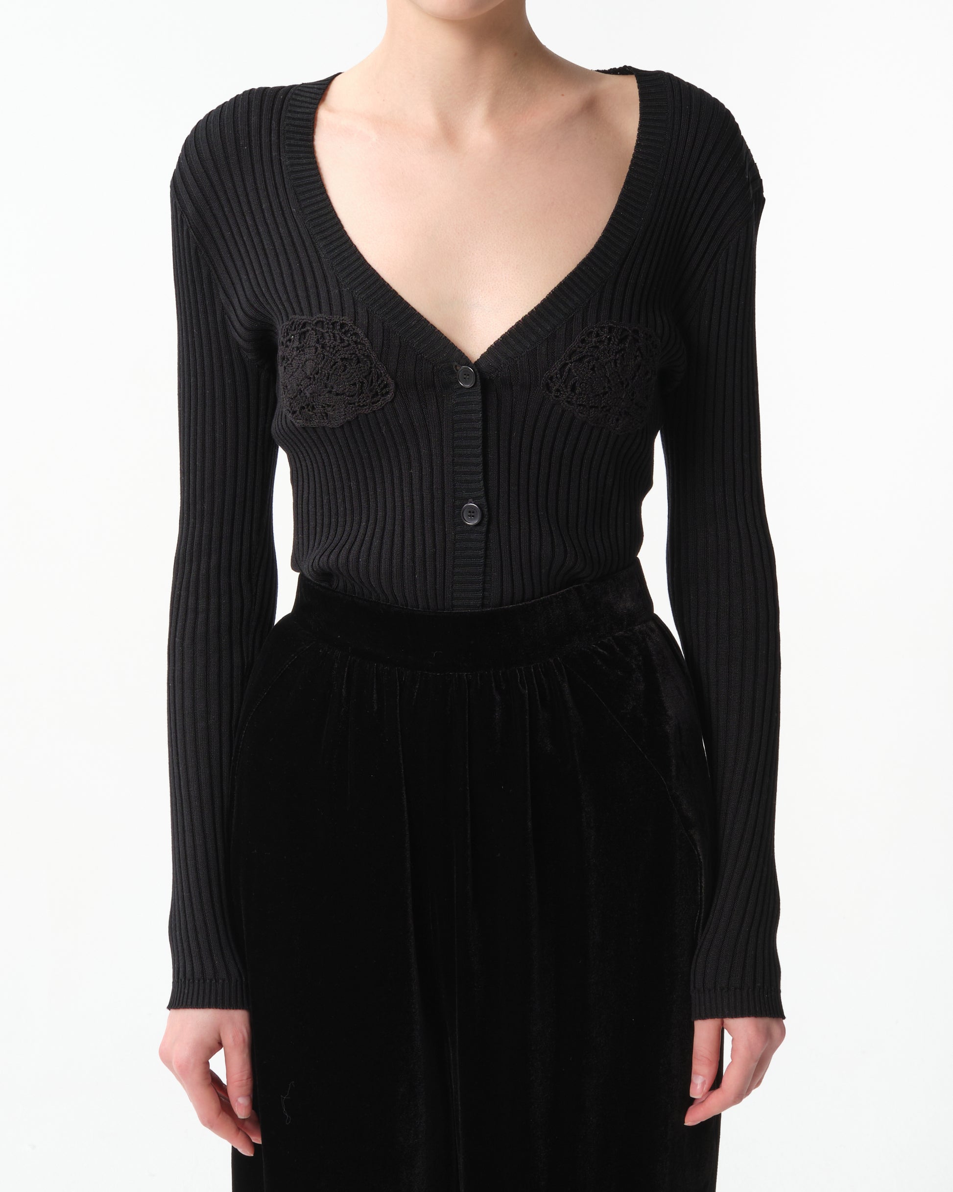 Crochet-Bra Cardigan