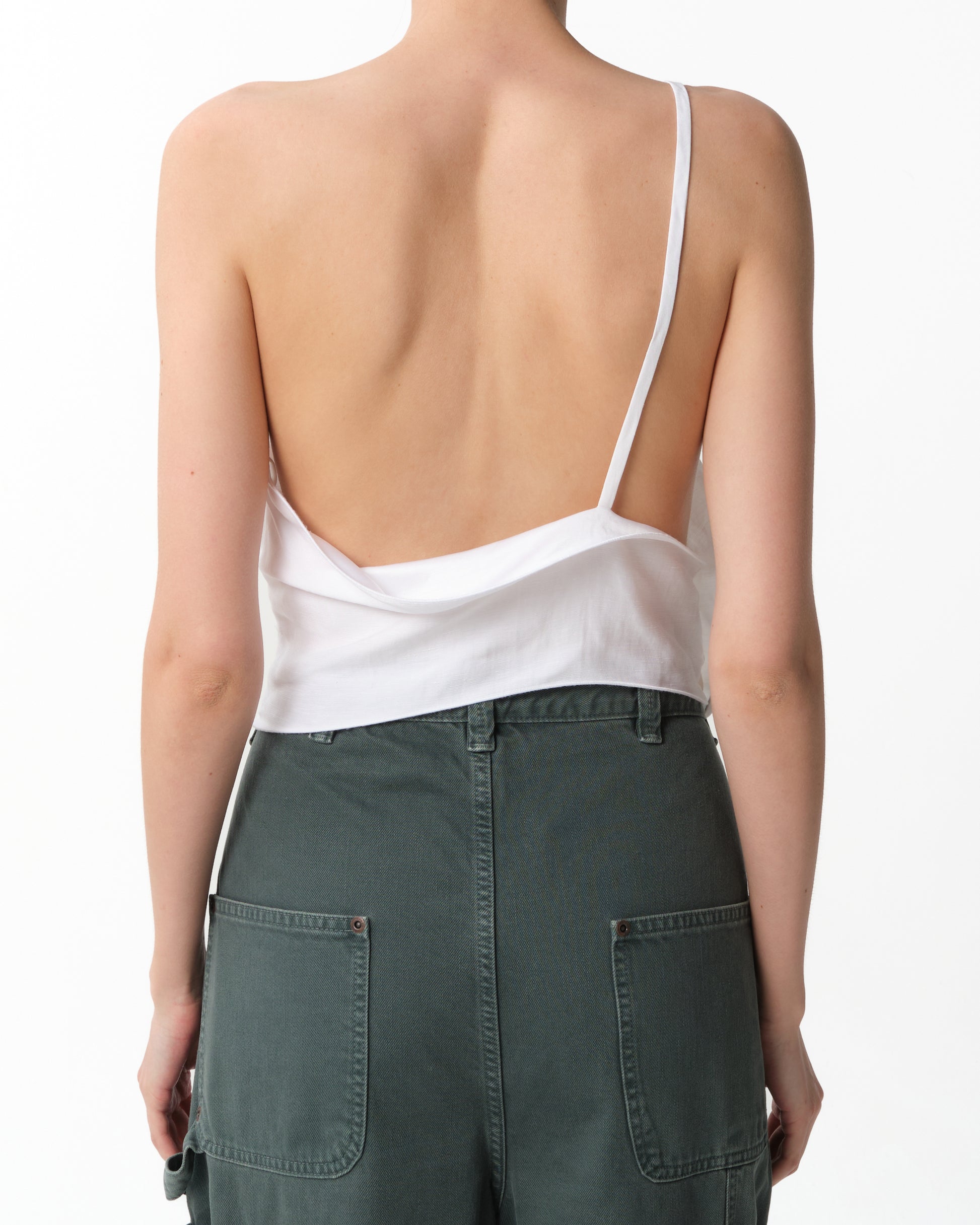 One-Shoulder Draped Top