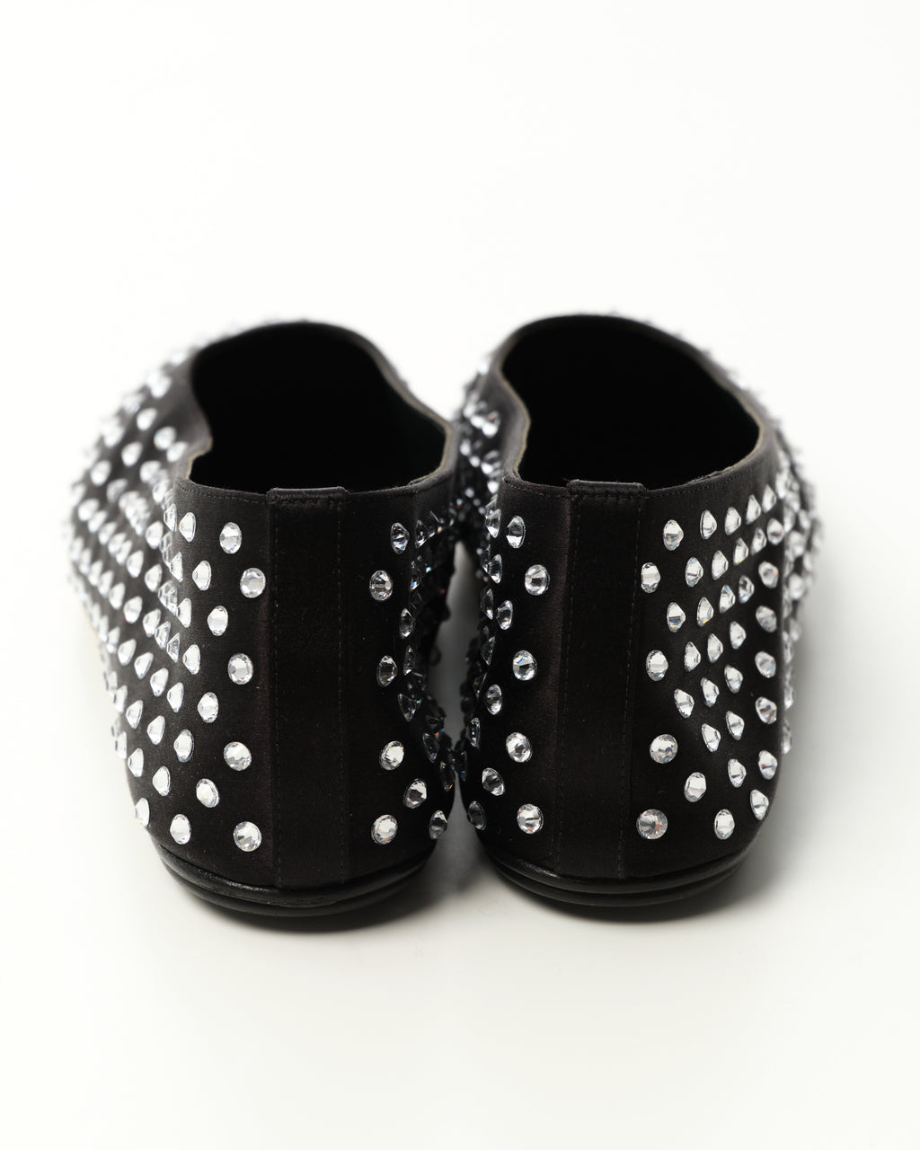 Crystal-Embellished Ballerina Shoes
