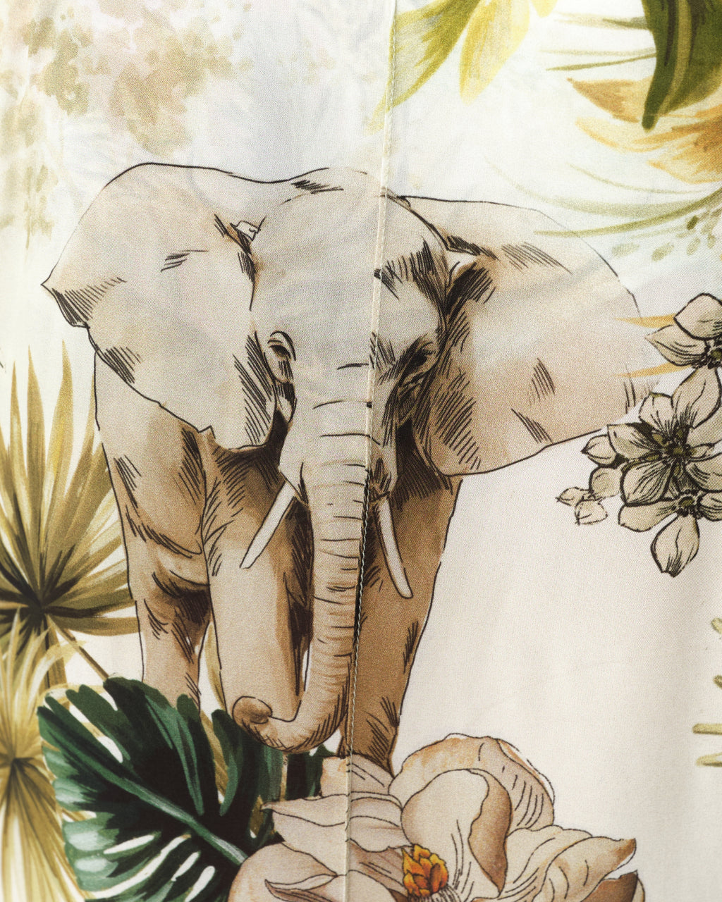 Savannah-Print Chiffon Pants