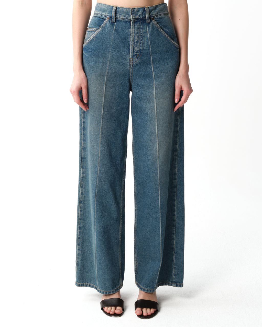 High-Rise Wide-Leg Jeans