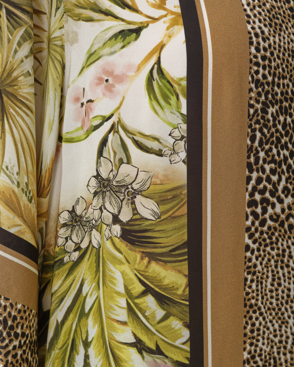 Savannah-Print Chiffon Shirt