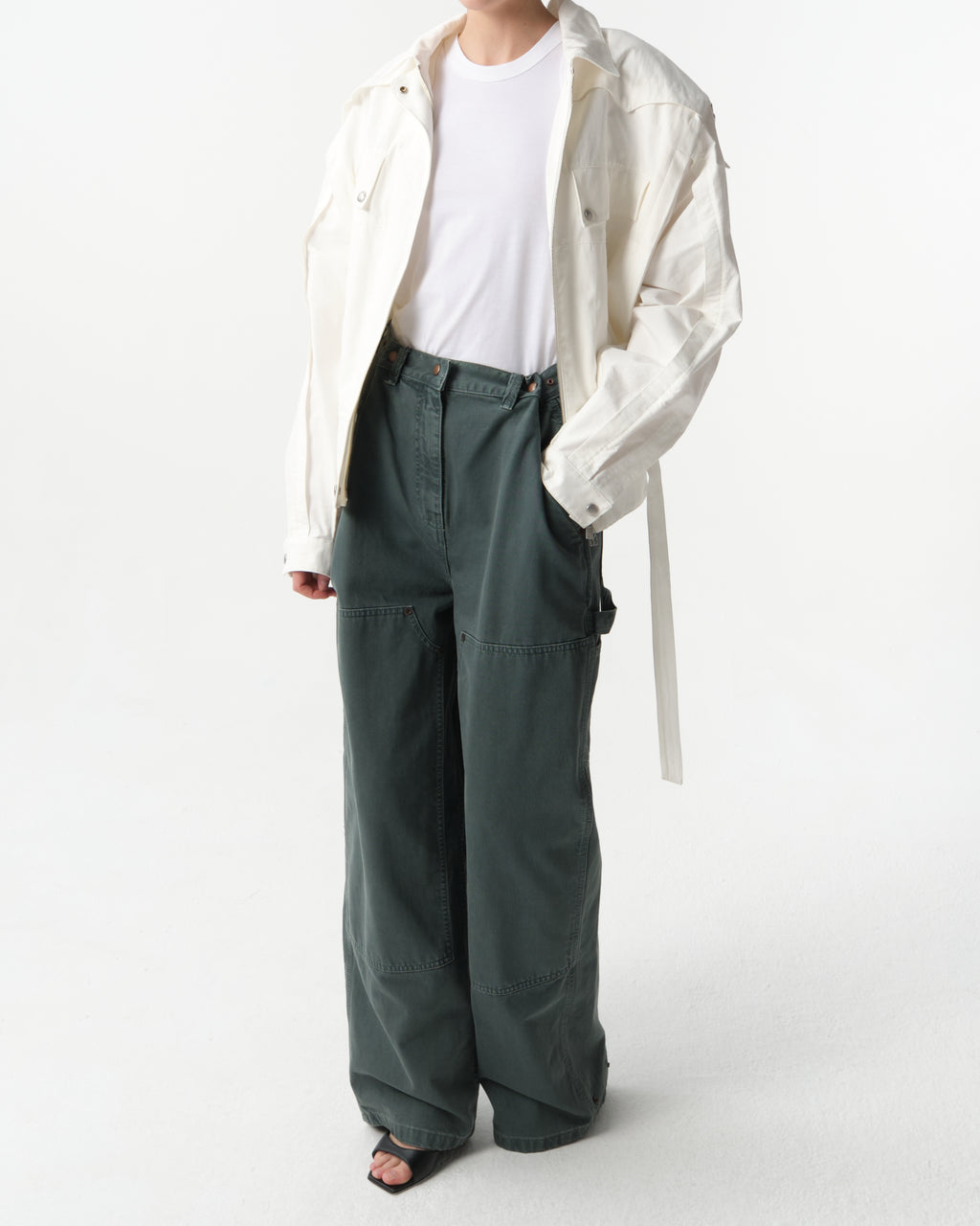 Belted Bomber Jacket