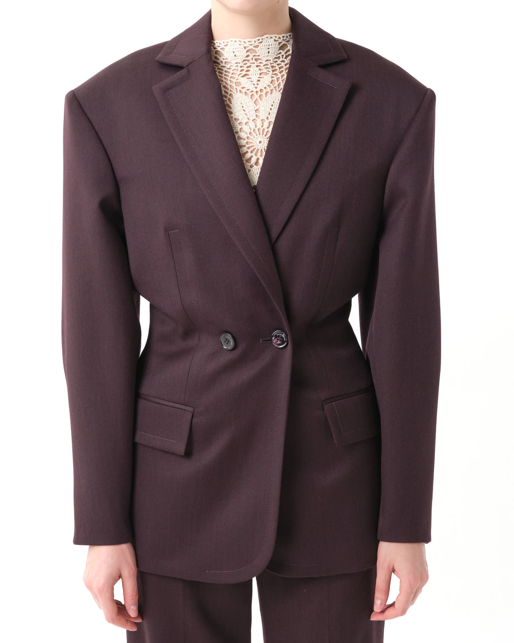 Magda Butrym BLAZER 01 BURGUND 104925