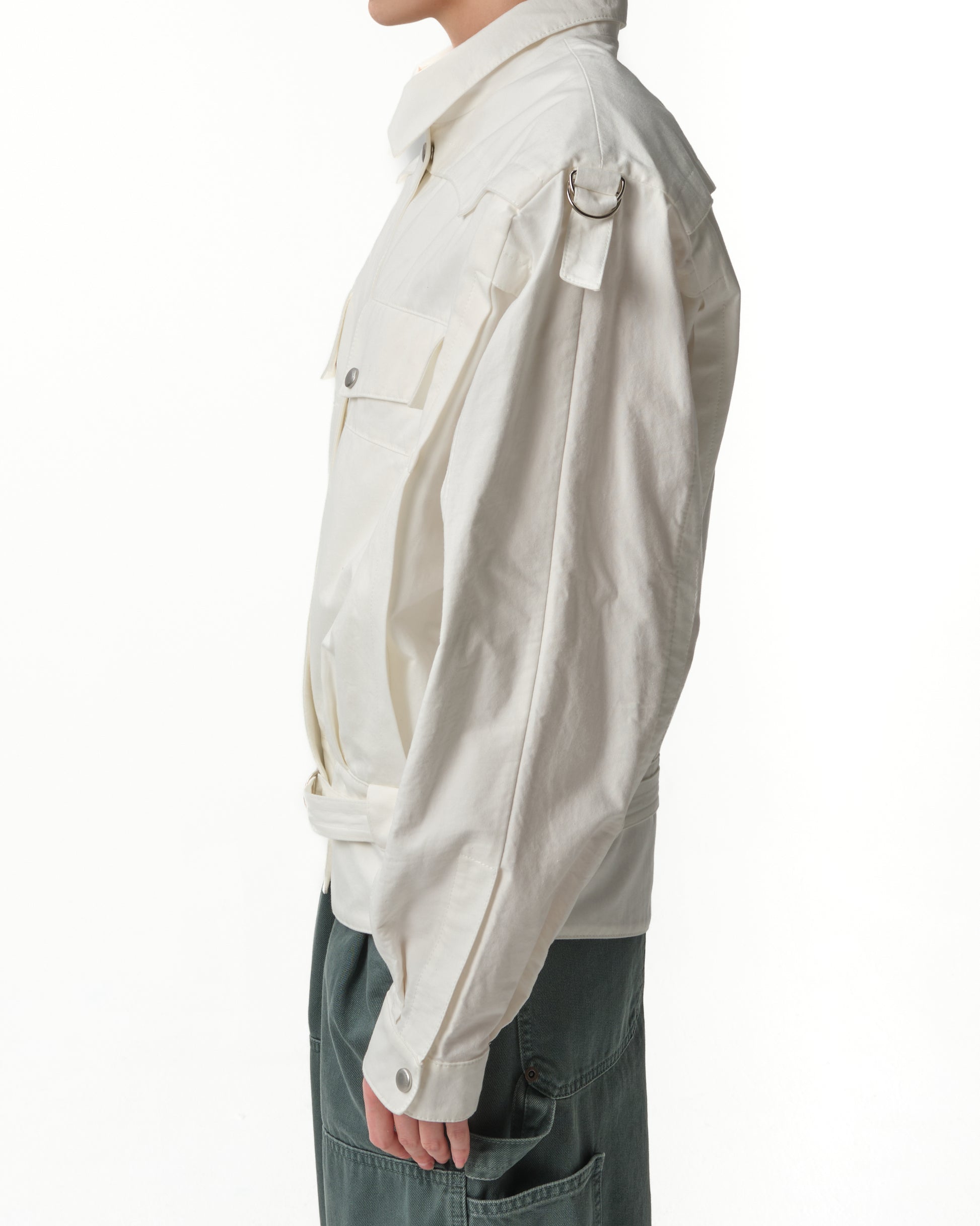 Belted Bomber Jacket