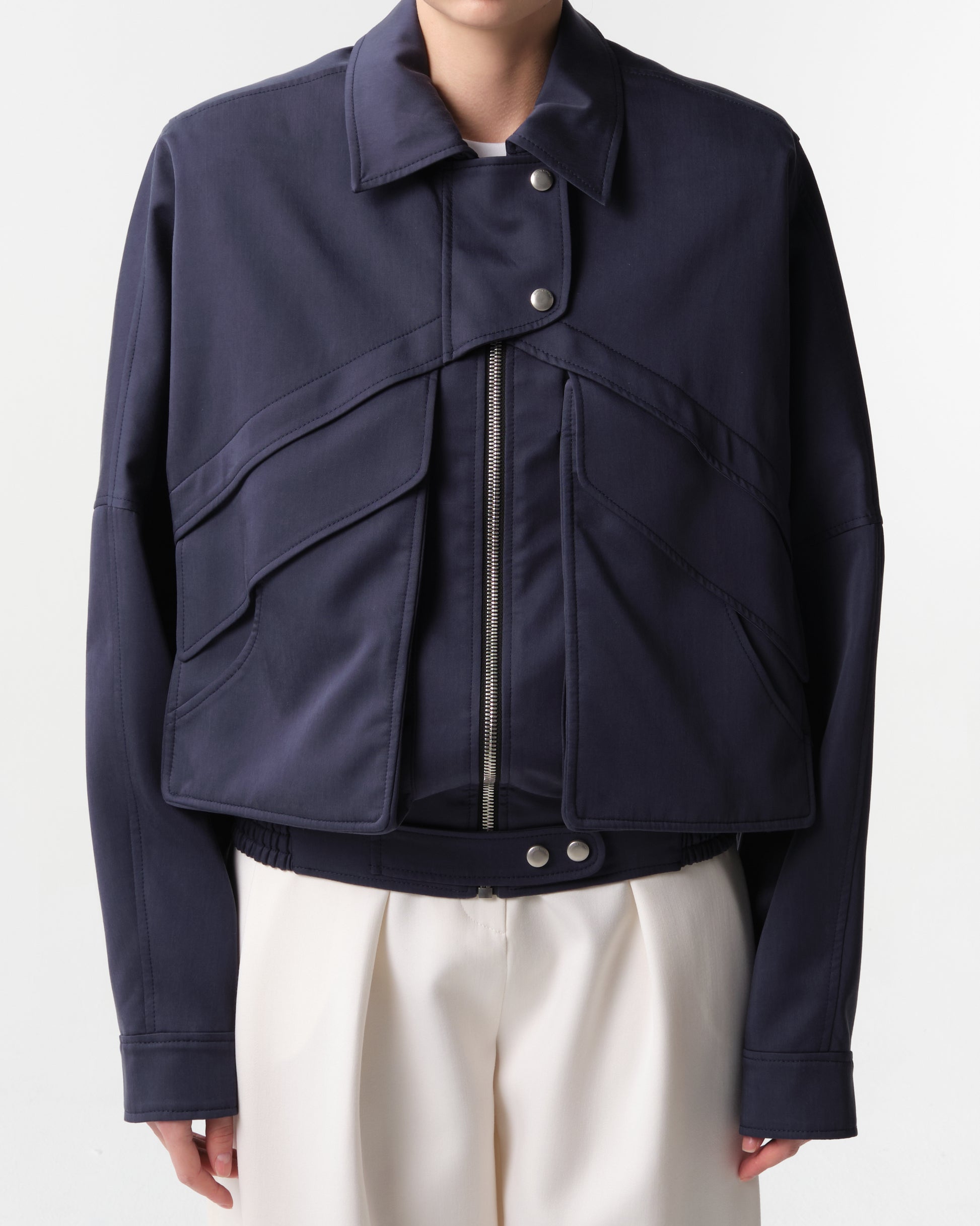 Cropped Utility Jacket