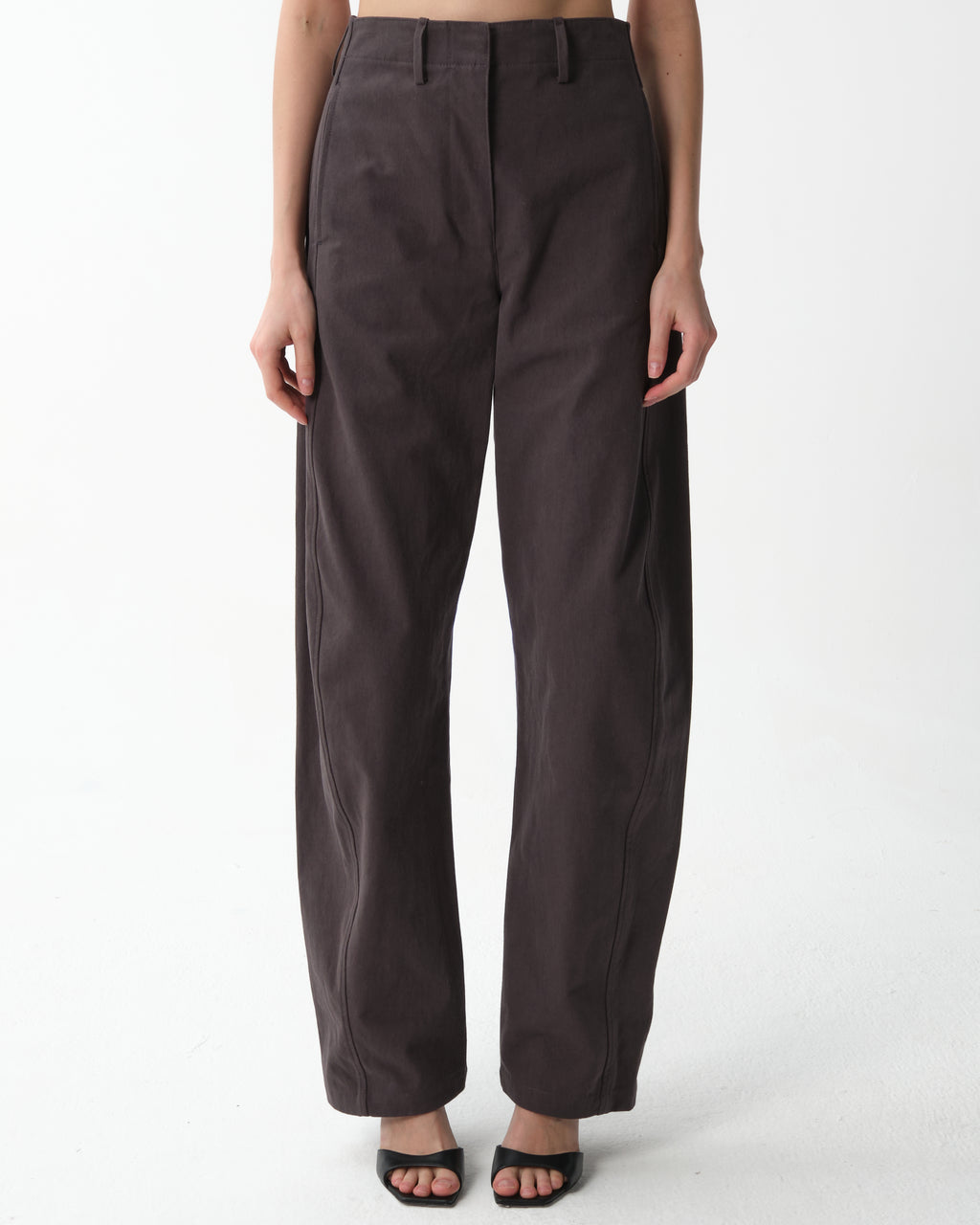 Cotton Wide-Leg Trousers