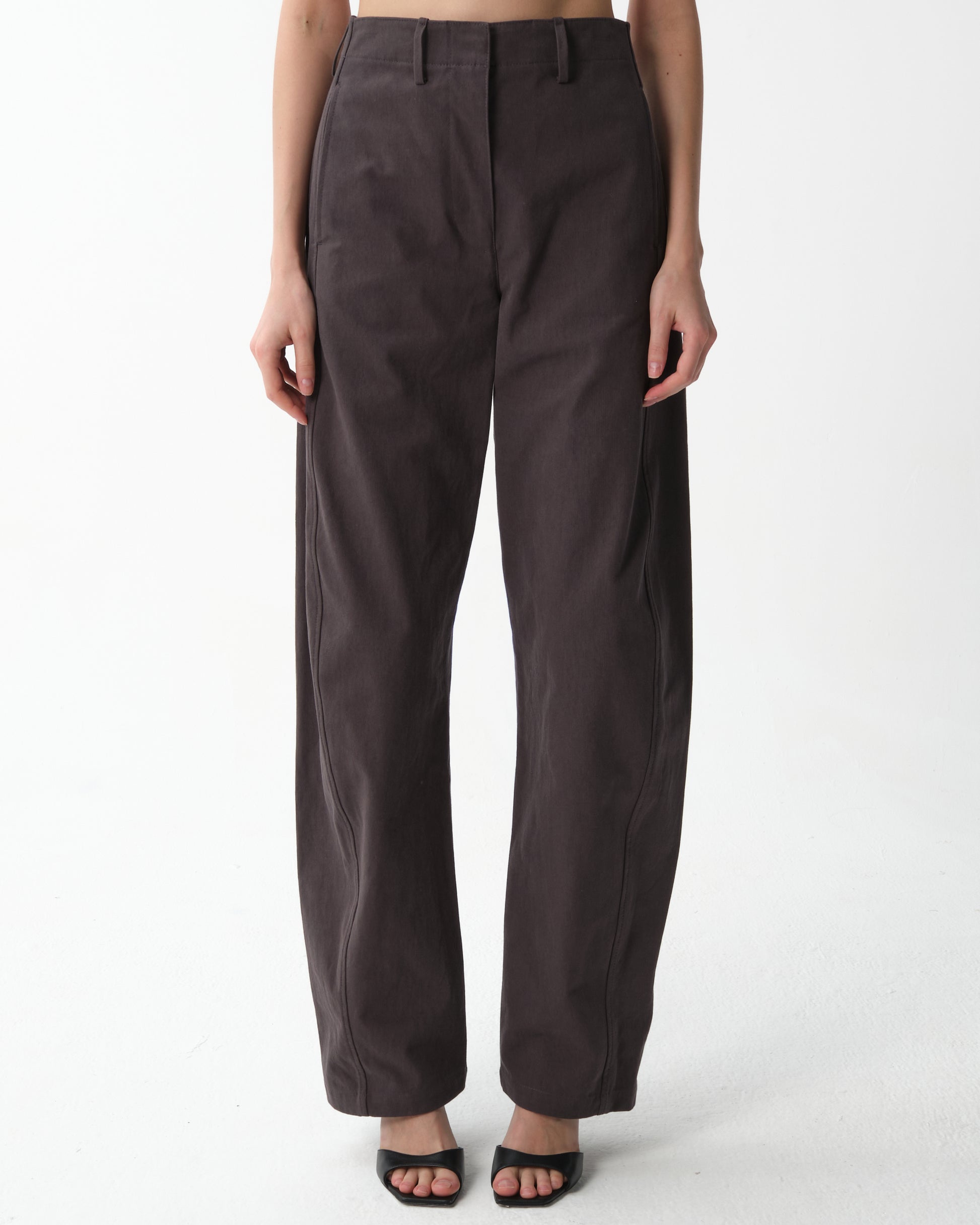 Cotton Wide-Leg Trousers