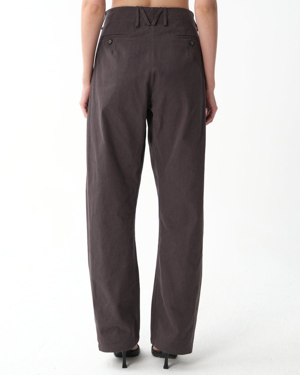 Cotton Wide-Leg Trousers