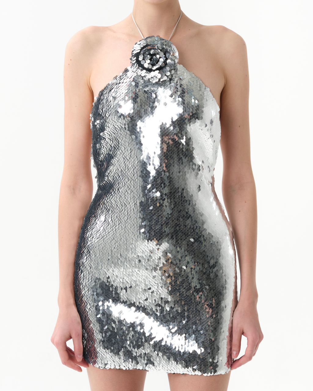 Sequinned Mini Dress