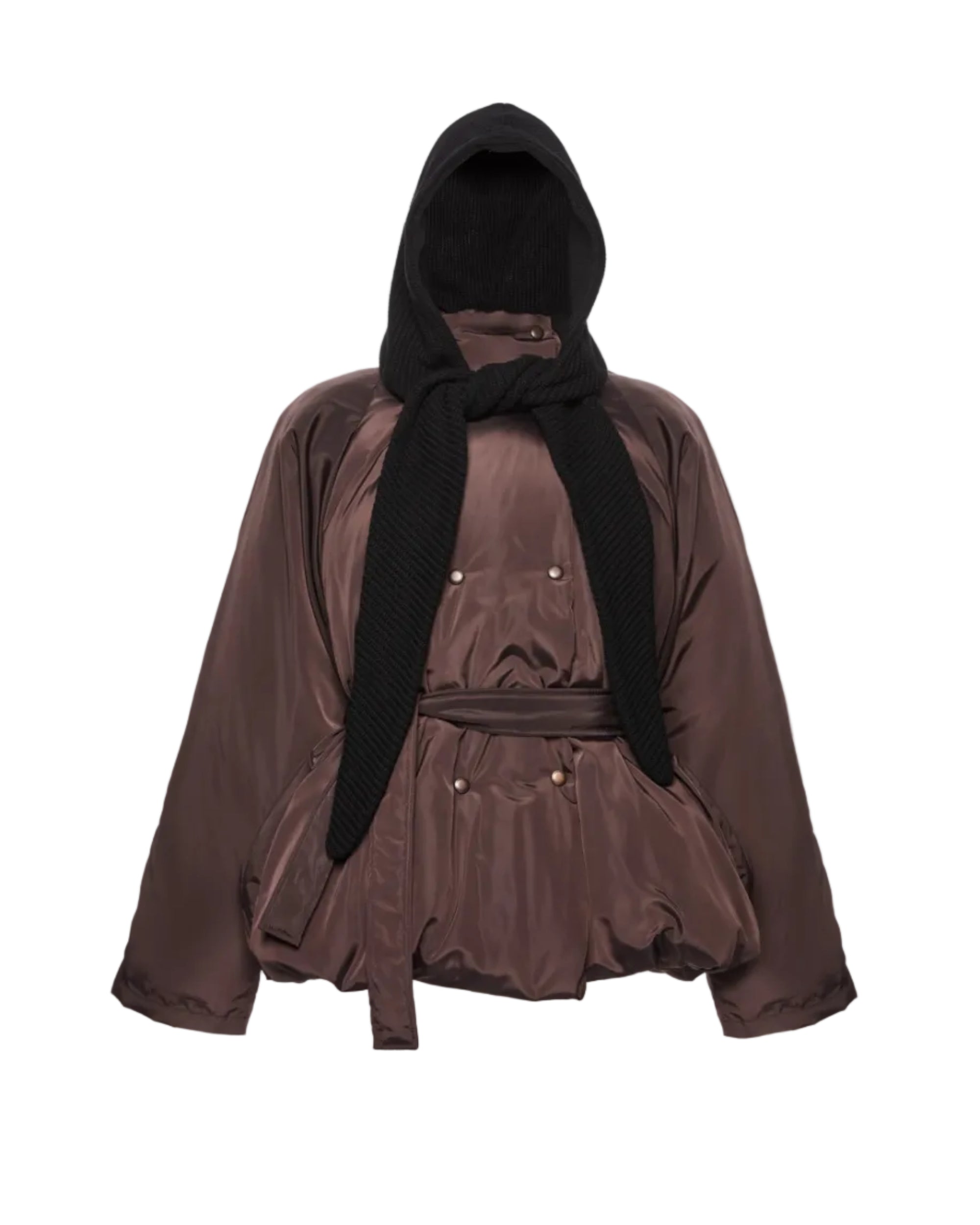 Knit Hood Puffer Jacket