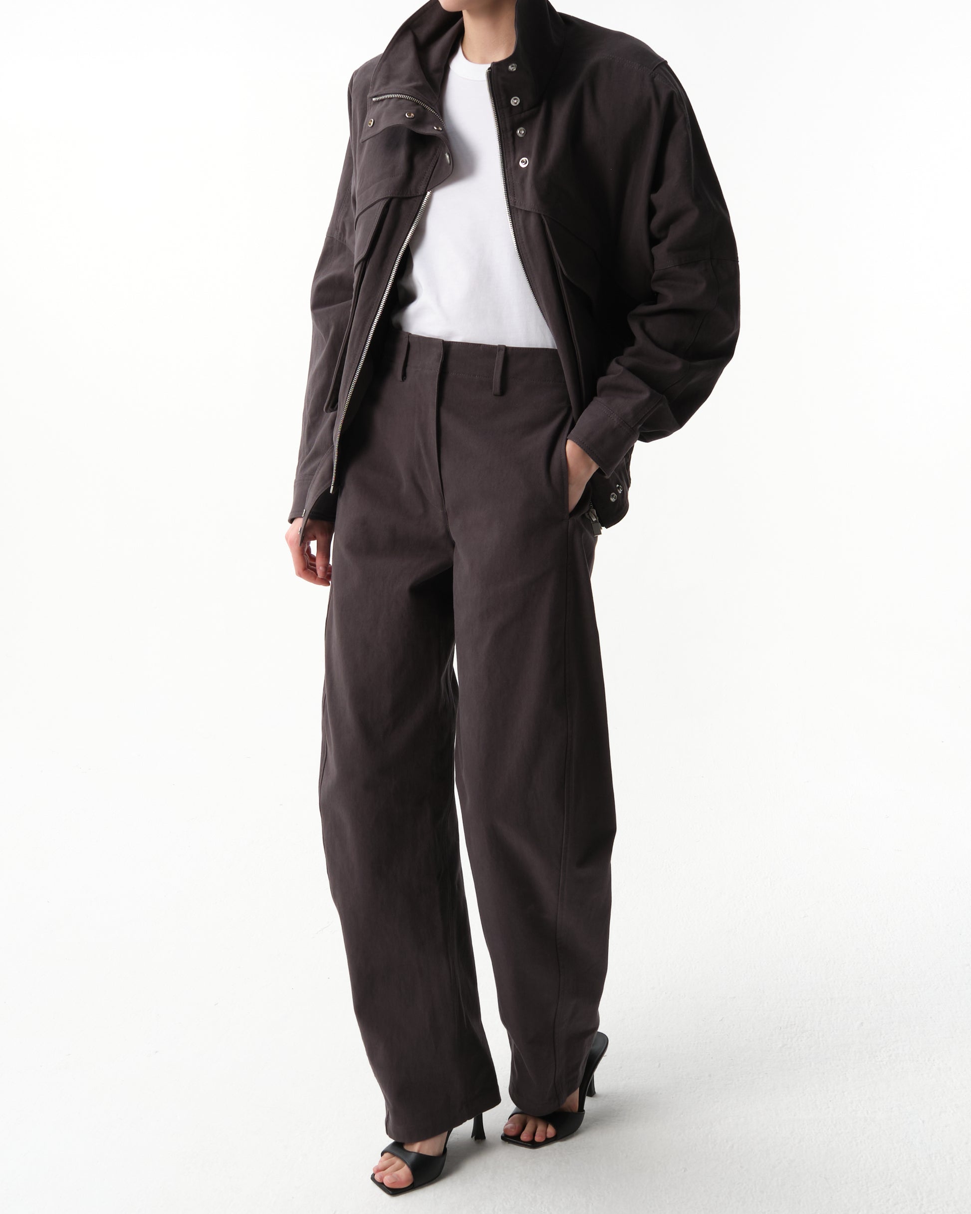 Zip-Up Cotton Jacket