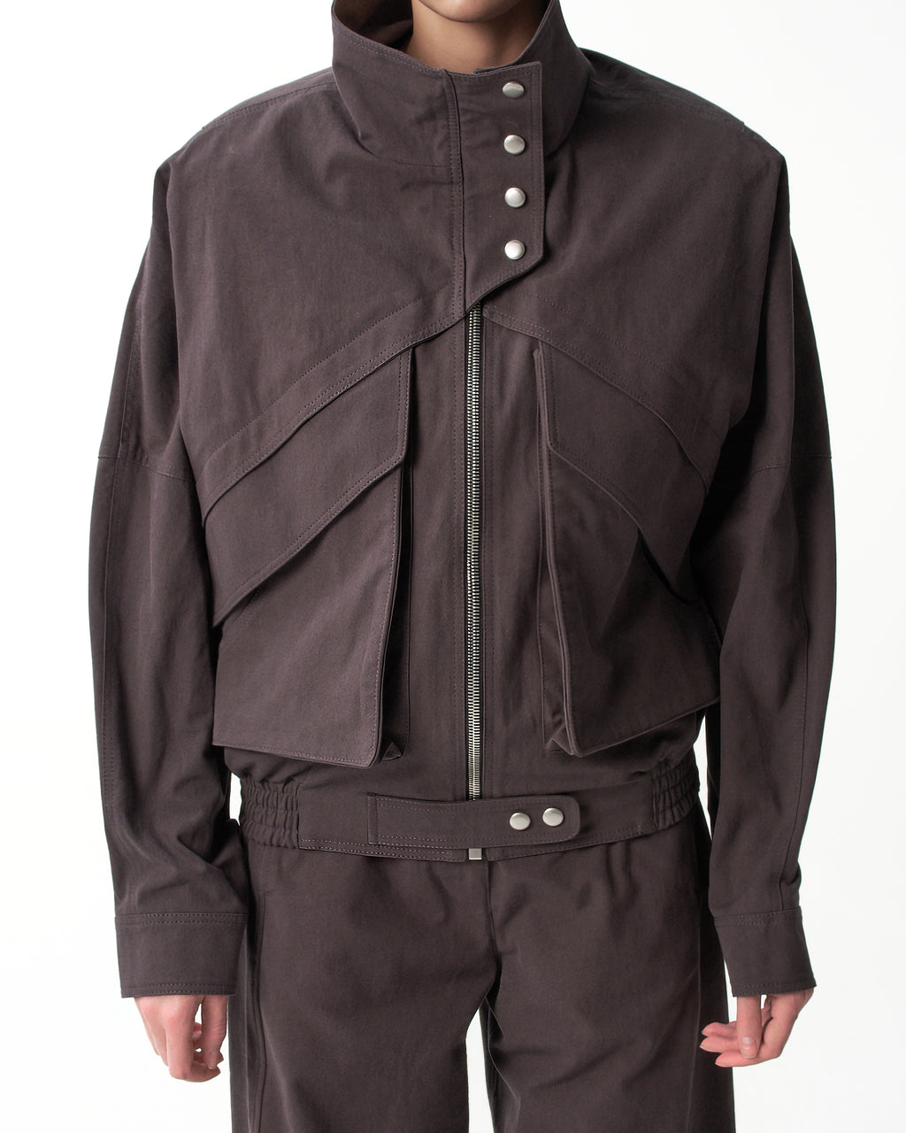 Zip-Up Cotton Jacket