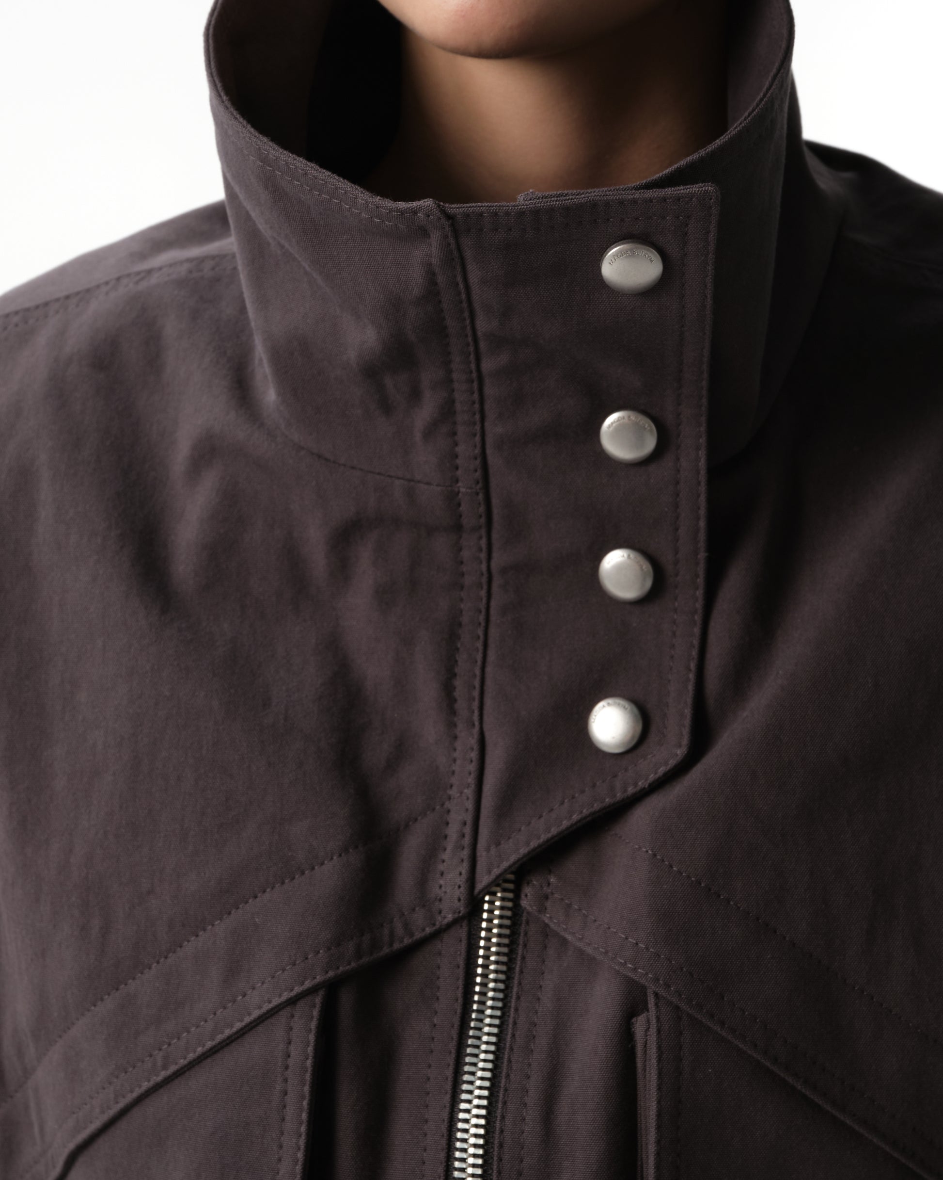 Zip-Up Cotton Jacket