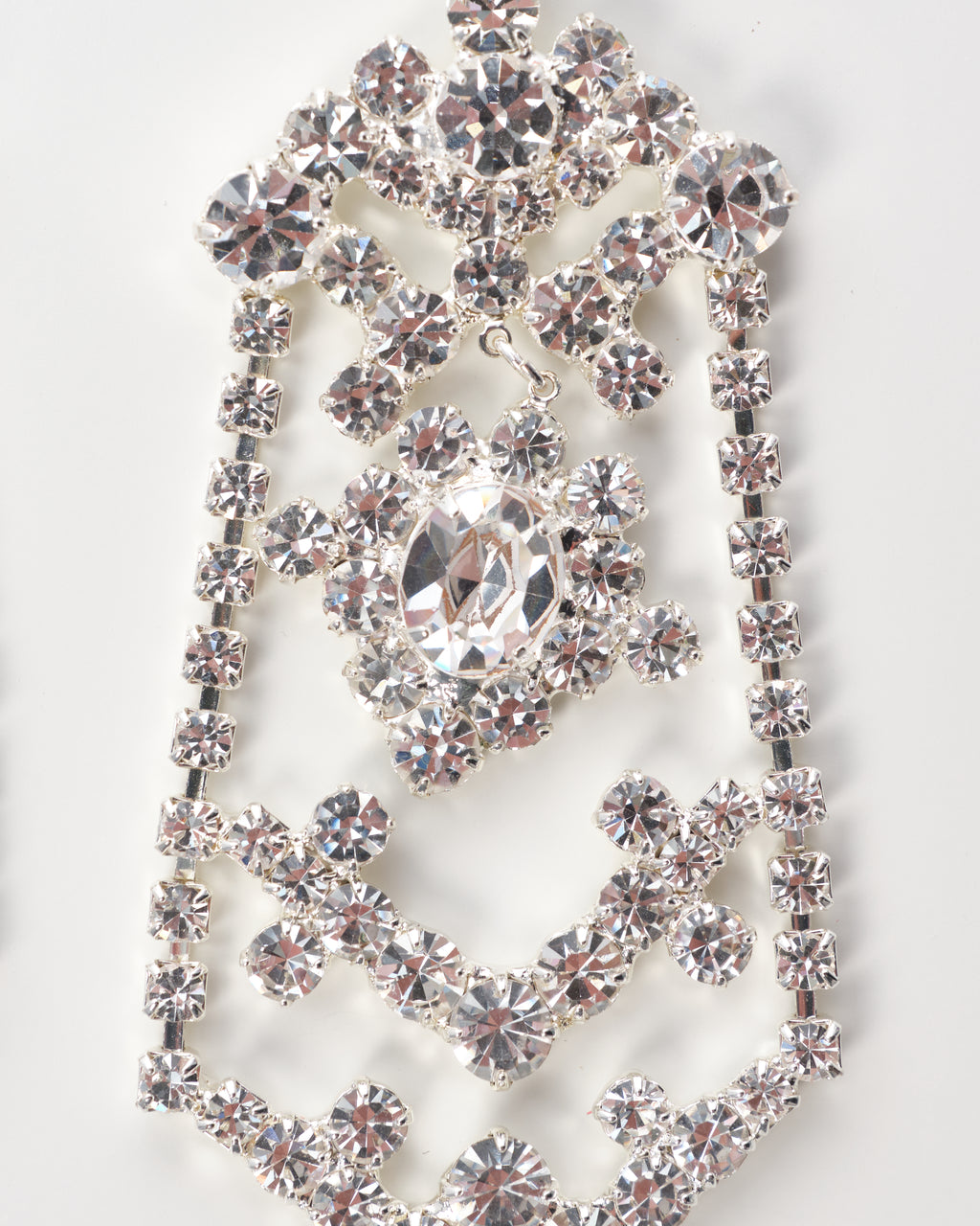 Crystal Lace Drop Earrings