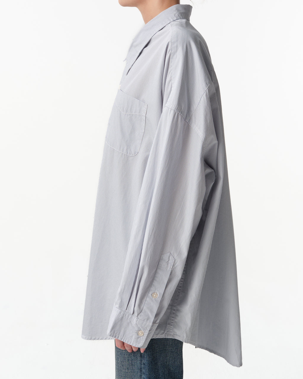 Striped Washed-Cotton Oxford Shirt