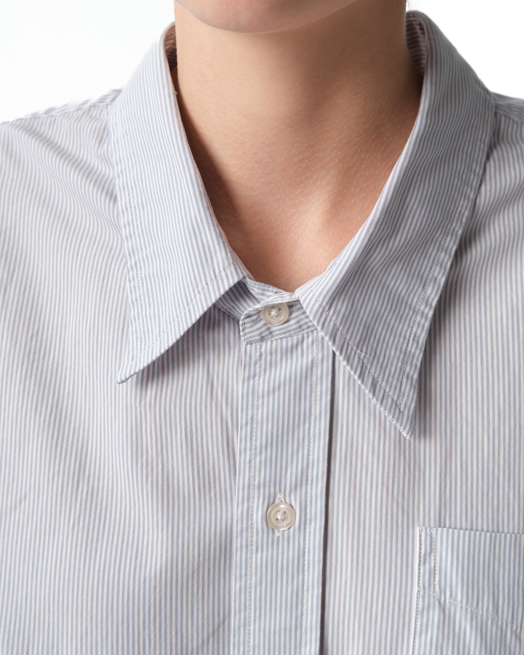 Striped Washed-Cotton Oxford Shirt