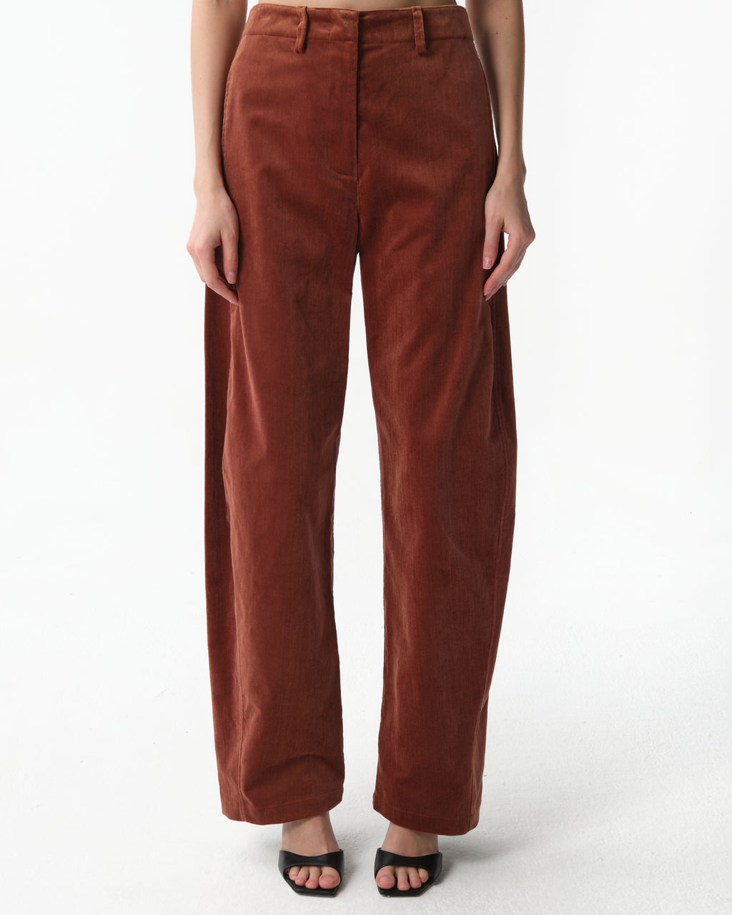 High-Rise Corduroy Wide-Leg Pants