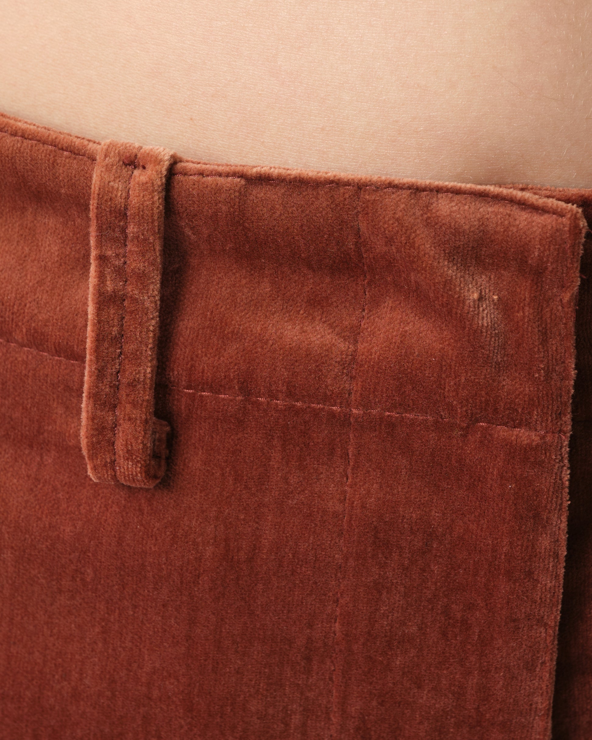 High-Rise Corduroy Wide-Leg Pants