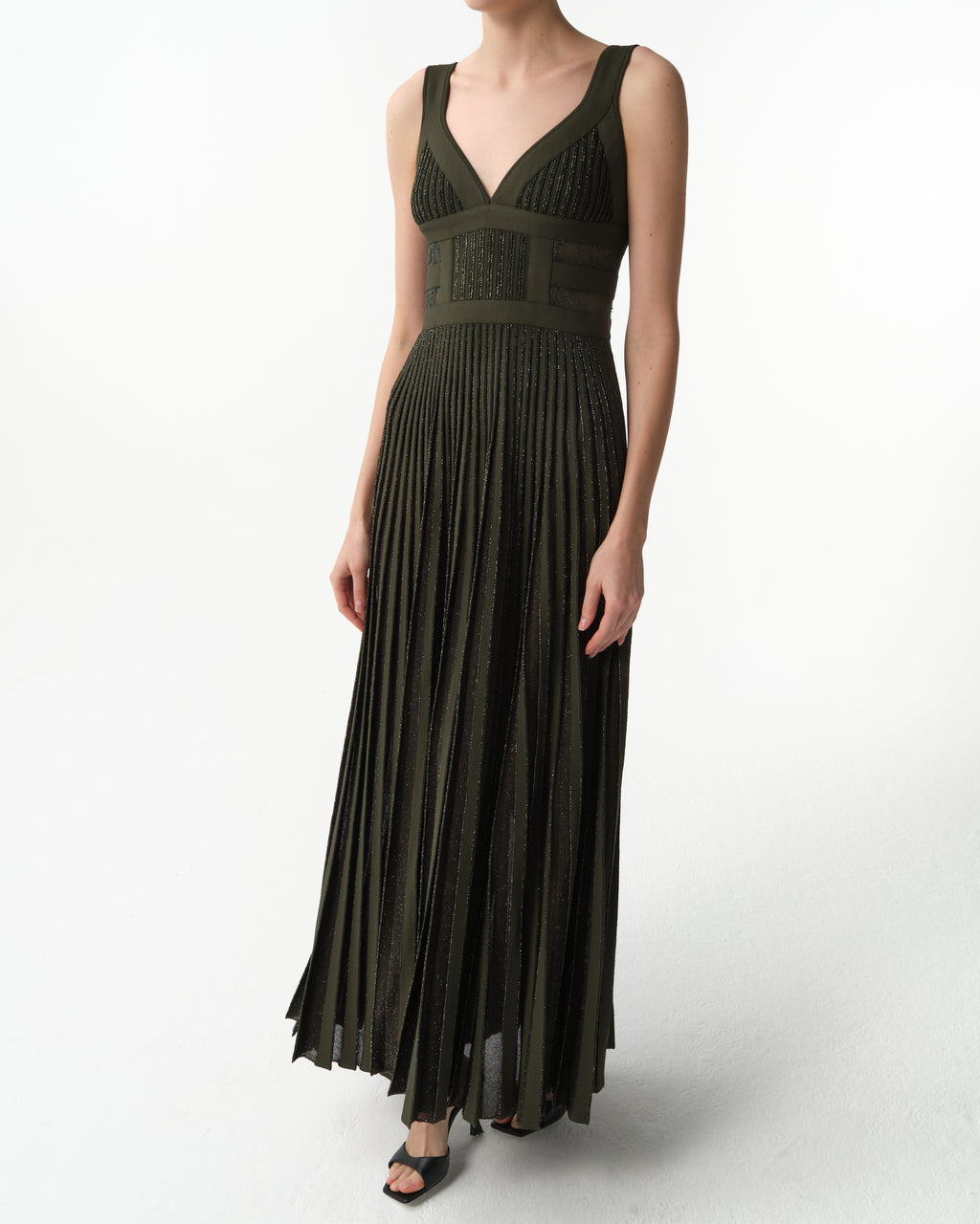 Lace-Insert Dress