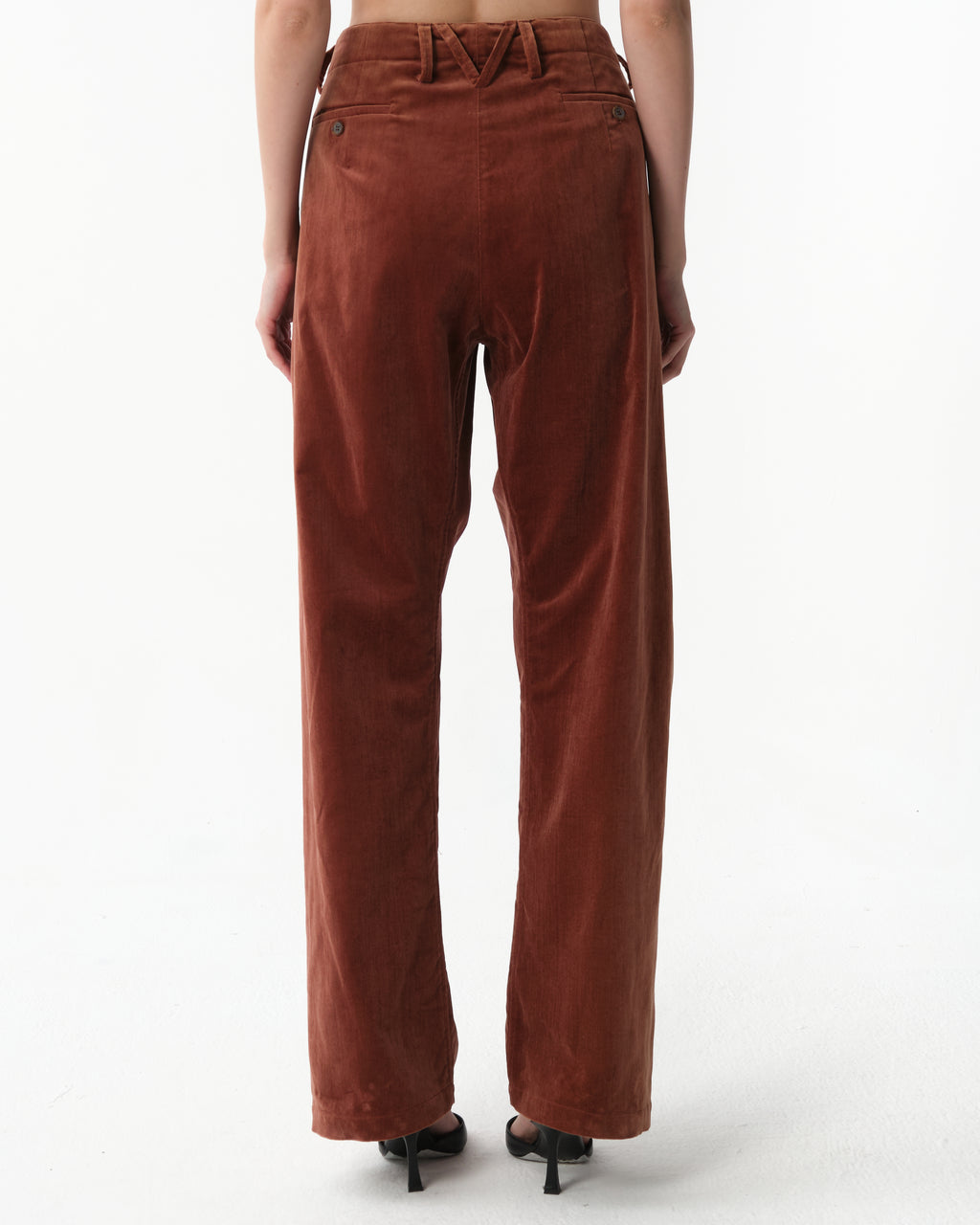High-Rise Corduroy Wide-Leg Pants