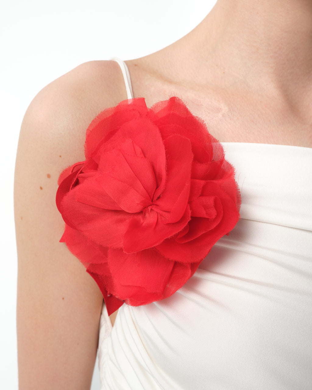 Draped One-Shoulder Top