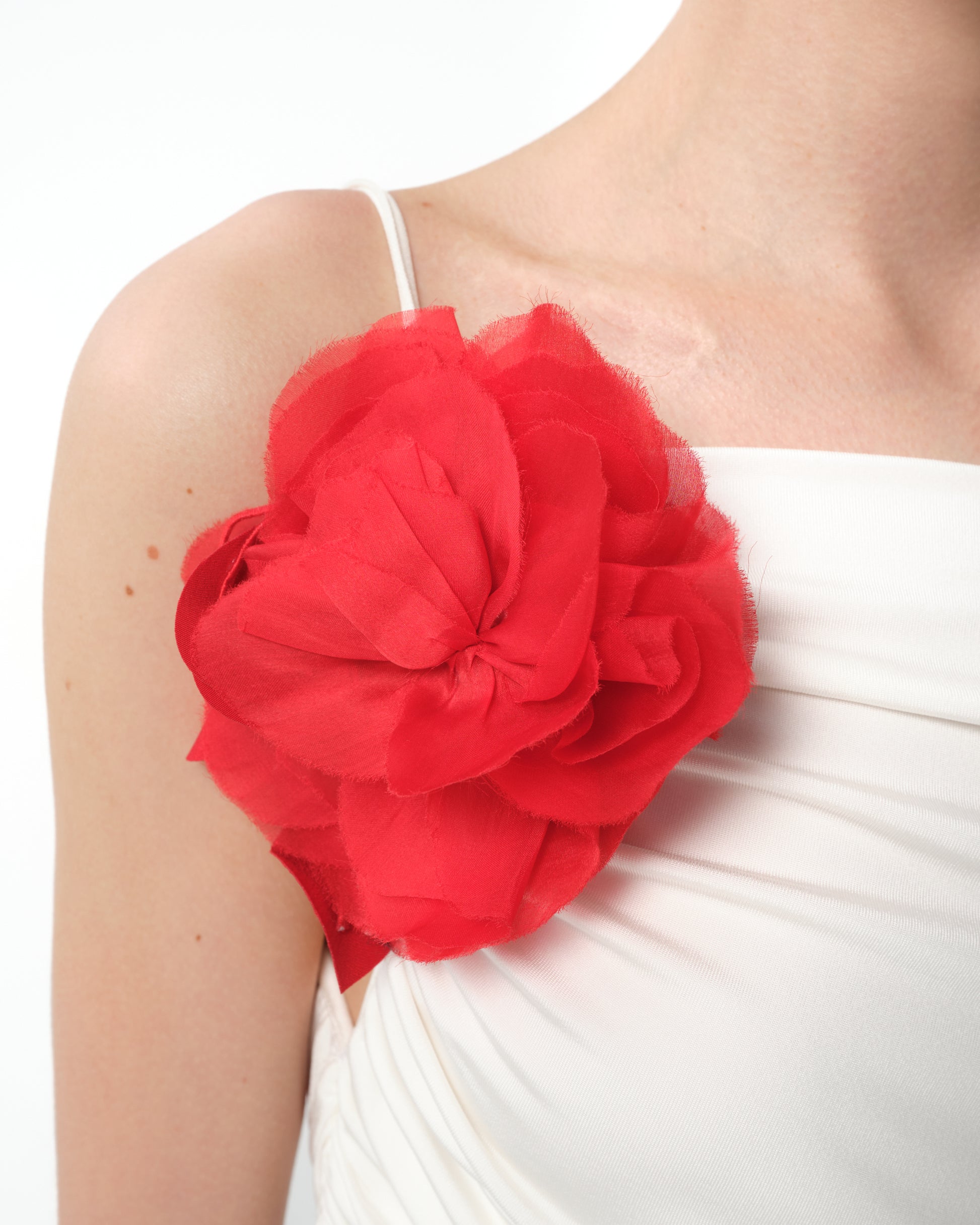 Draped One-Shoulder Top