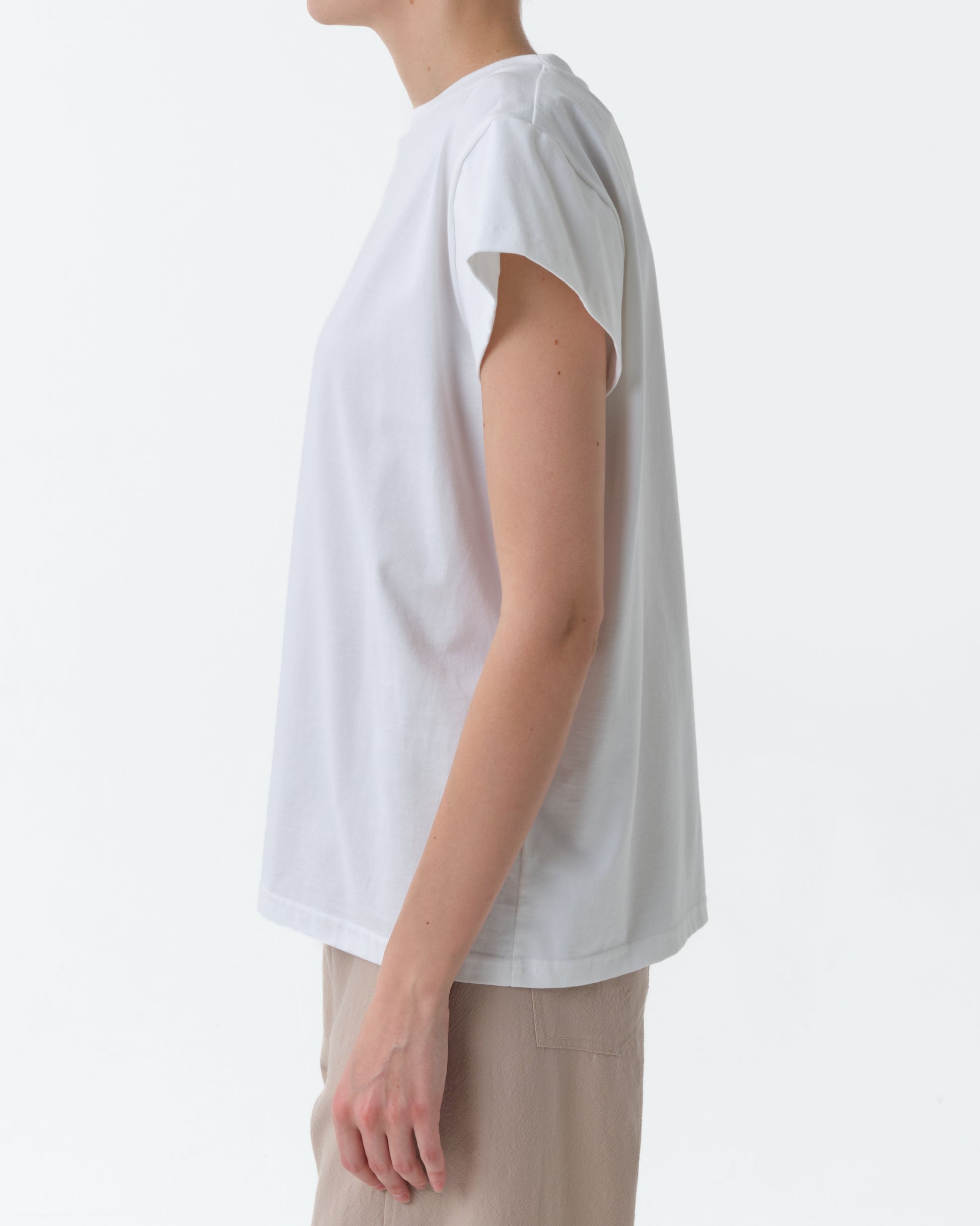 Padded Shoulder T-shirt