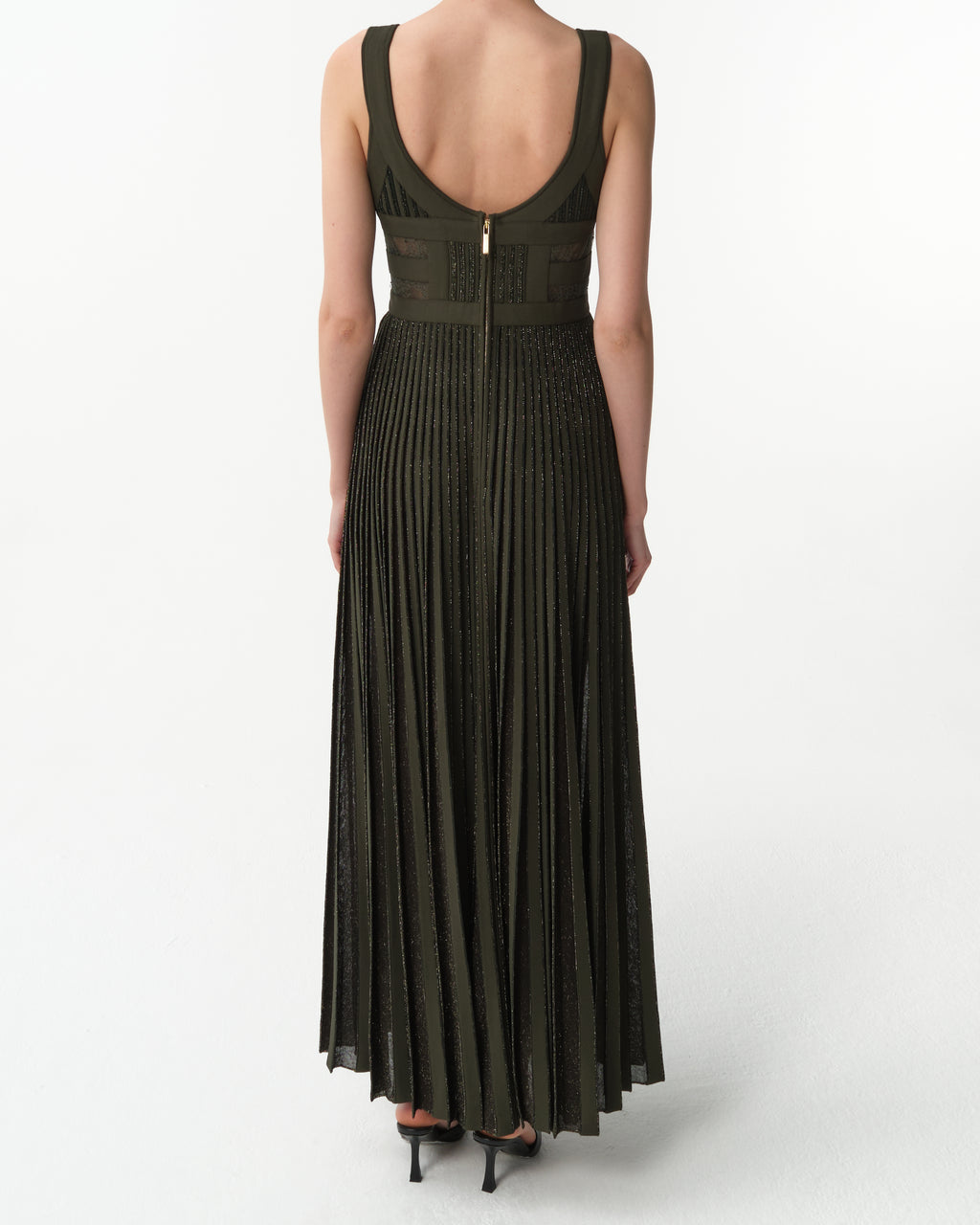 Lace-Insert Dress