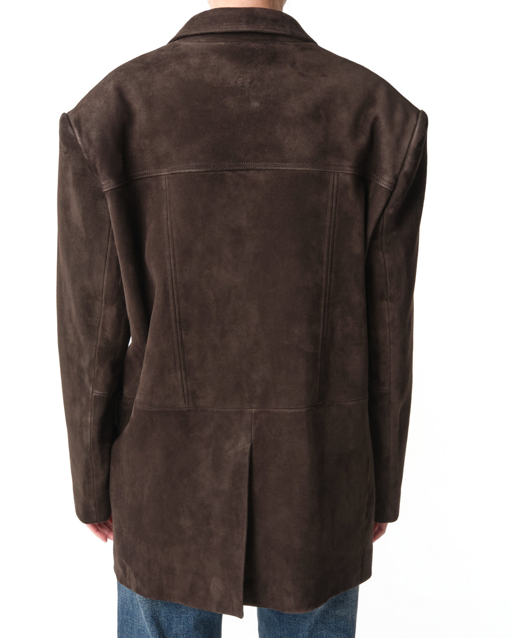 Oversized Suede Leather Jacket