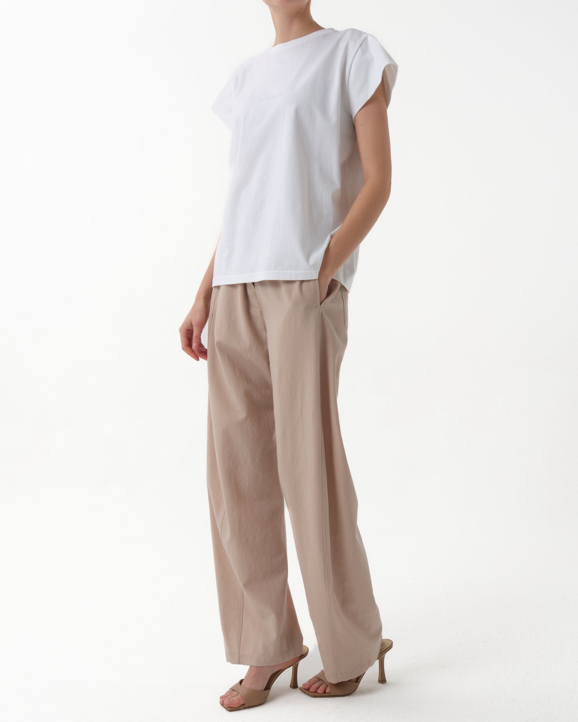 Padded Shoulder T-shirt
